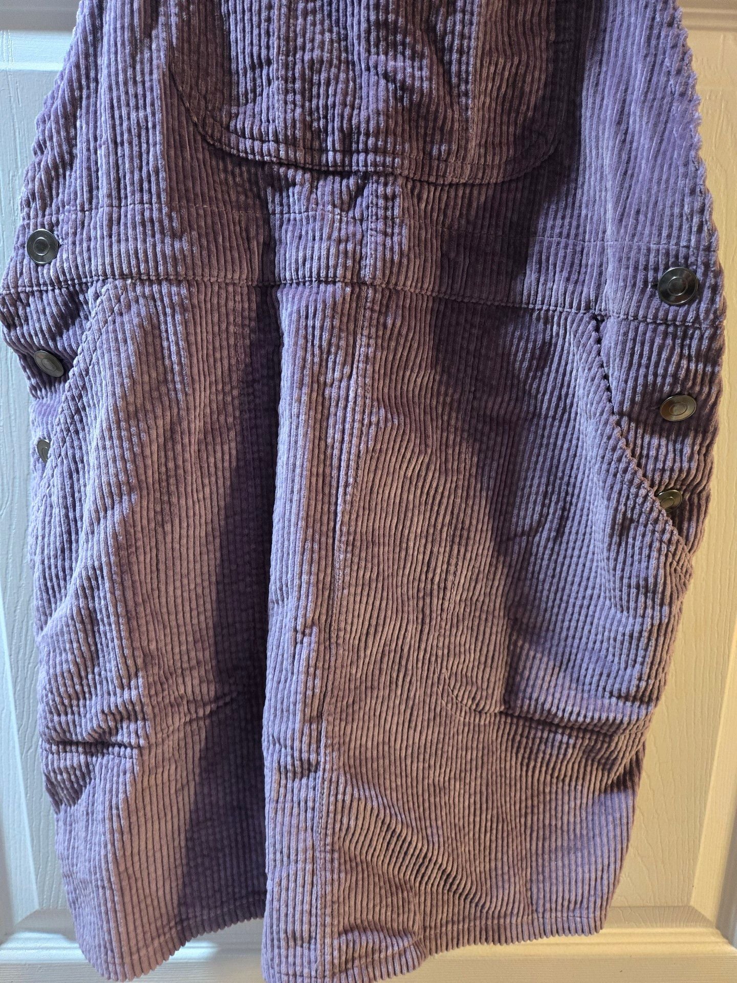 Purple Corduroy Overalls 3