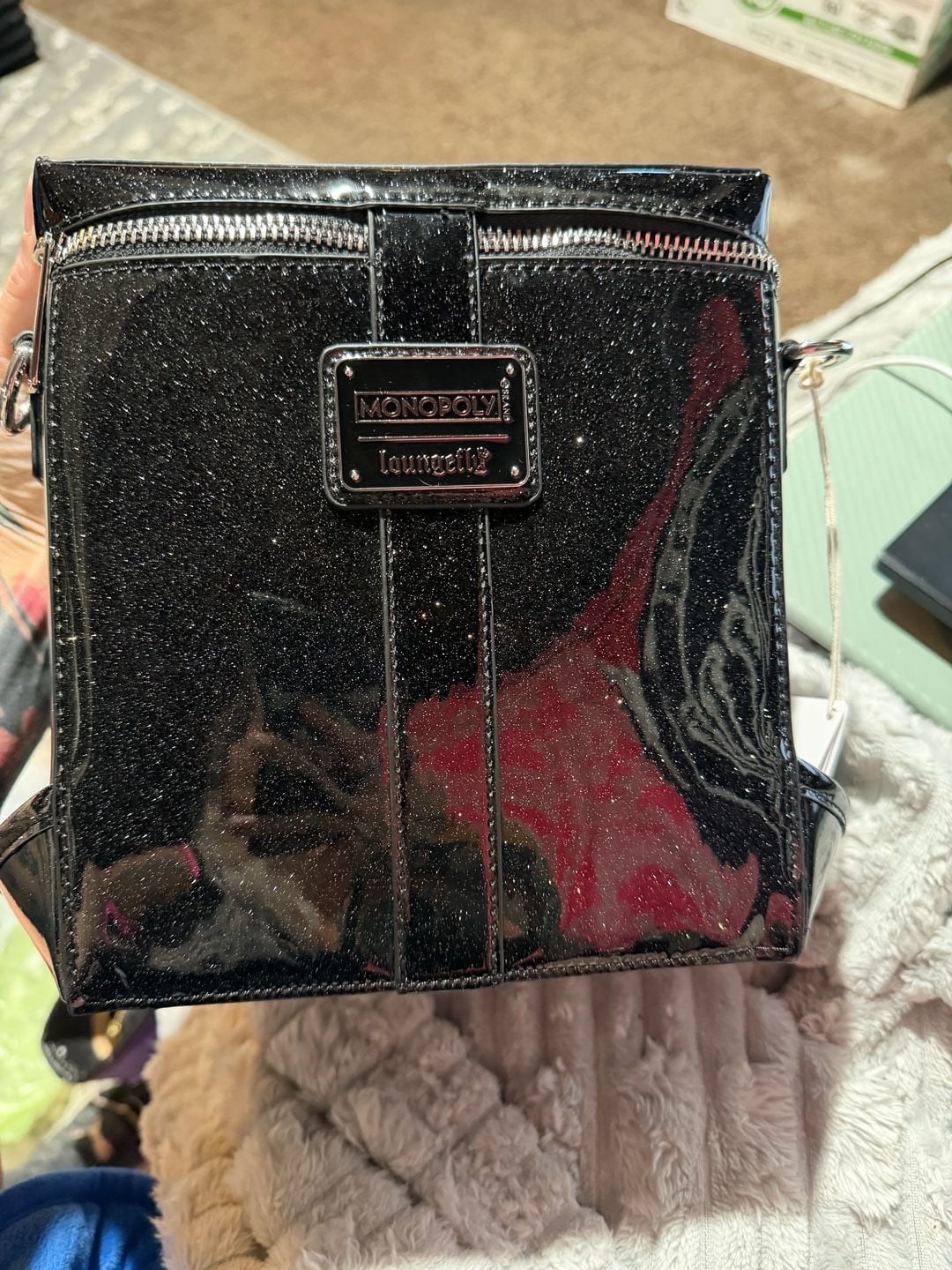 Loungefly Monopoly Top Hat Crossbody Bag New 3
