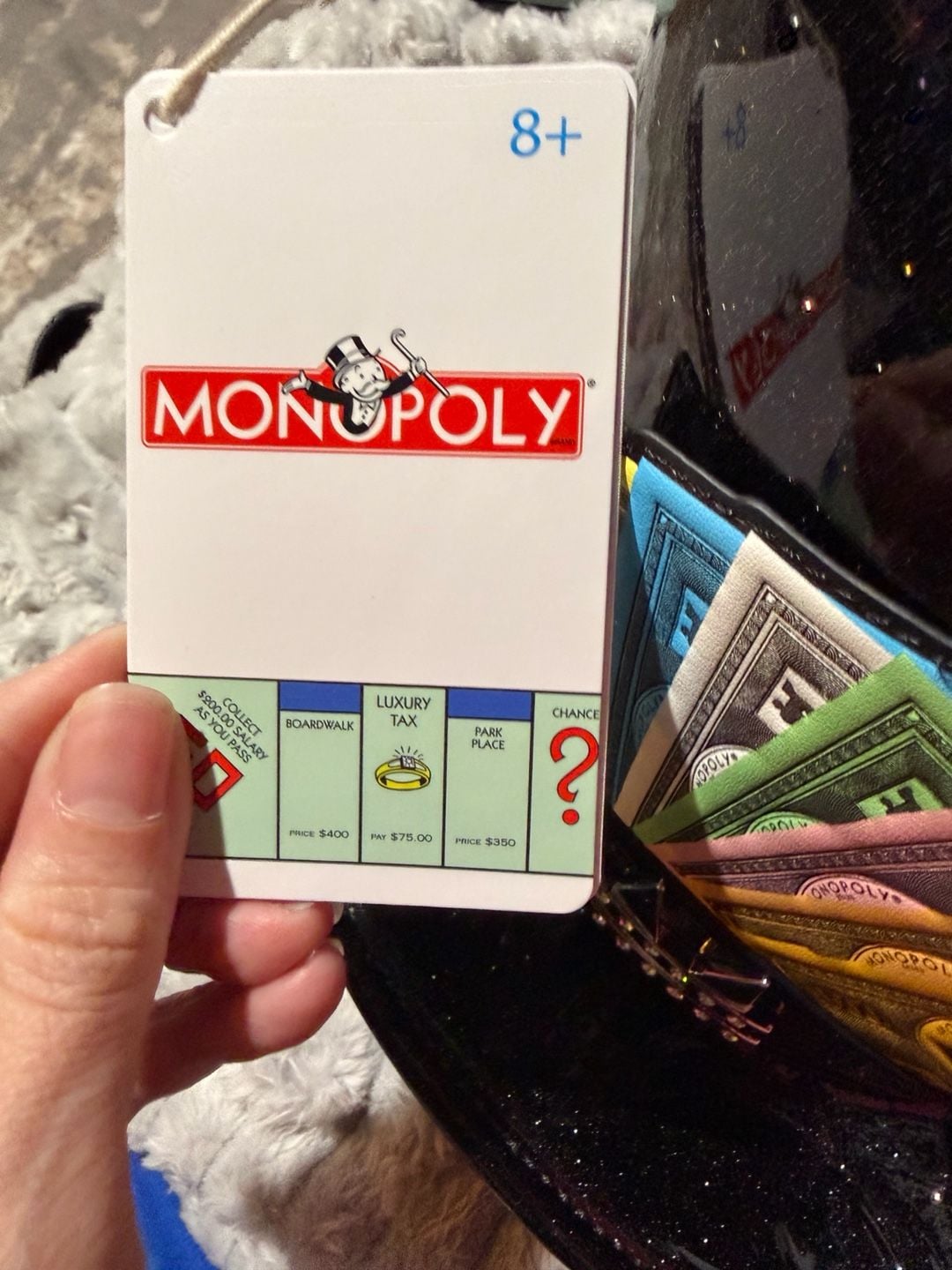 Loungefly Monopoly Top Hat Crossbody Bag New 5
