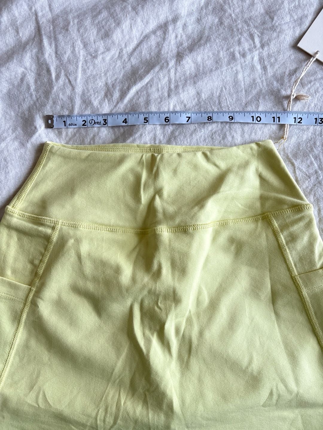 Mate The Label Organic Stretch Skort Size XS Zst Yellow Nwt 7