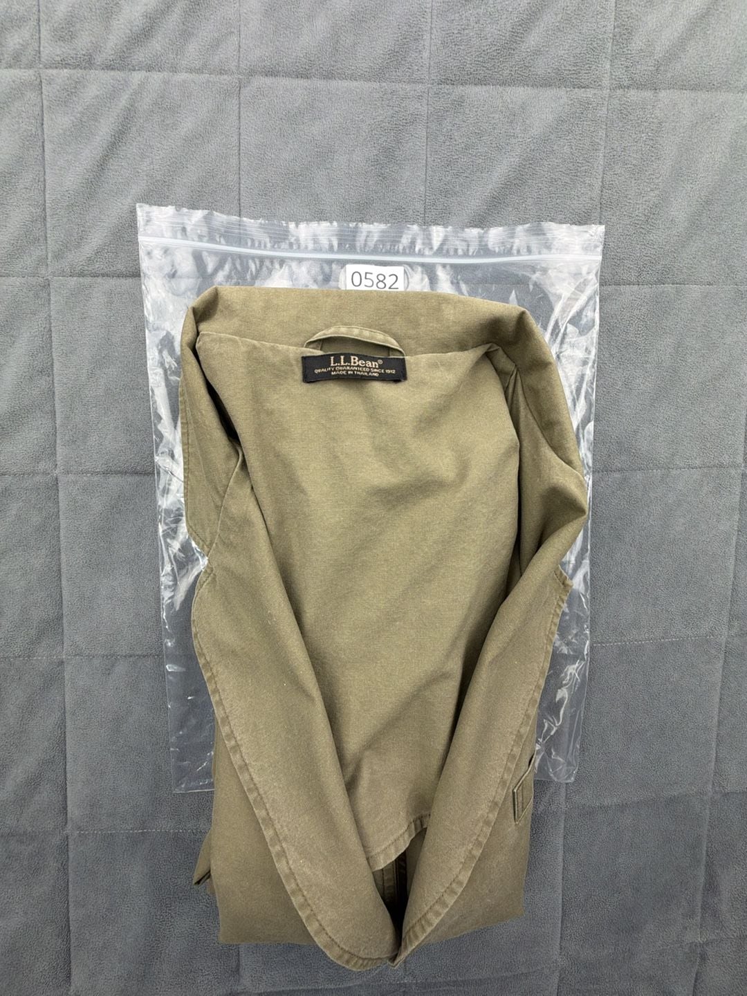 VINTAGE LL Bean Men's Jacket Military style ￼Blazer Canvas 90s  42R  11