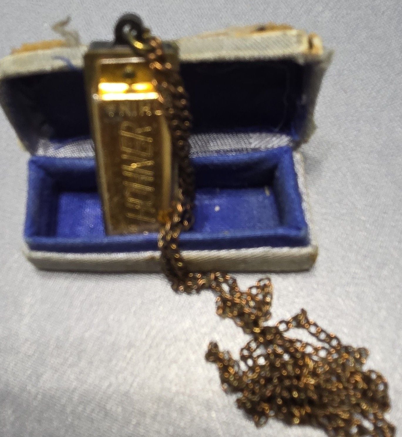 Hohner Vintage Miniature Harmonica Necklace with Case 2