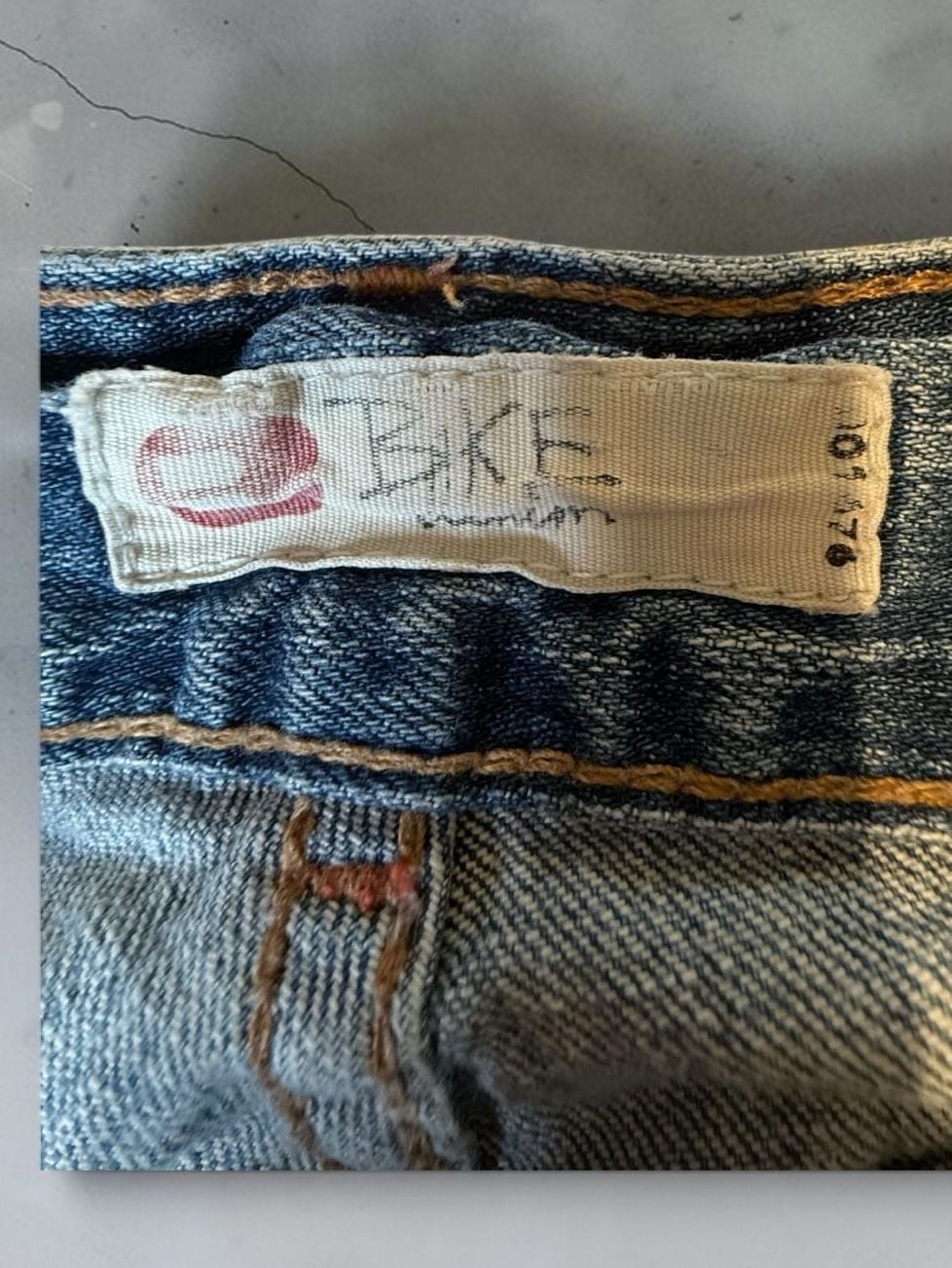 BKE Denim Flare Jeans Size 30 Blue Distressed Y2K 3