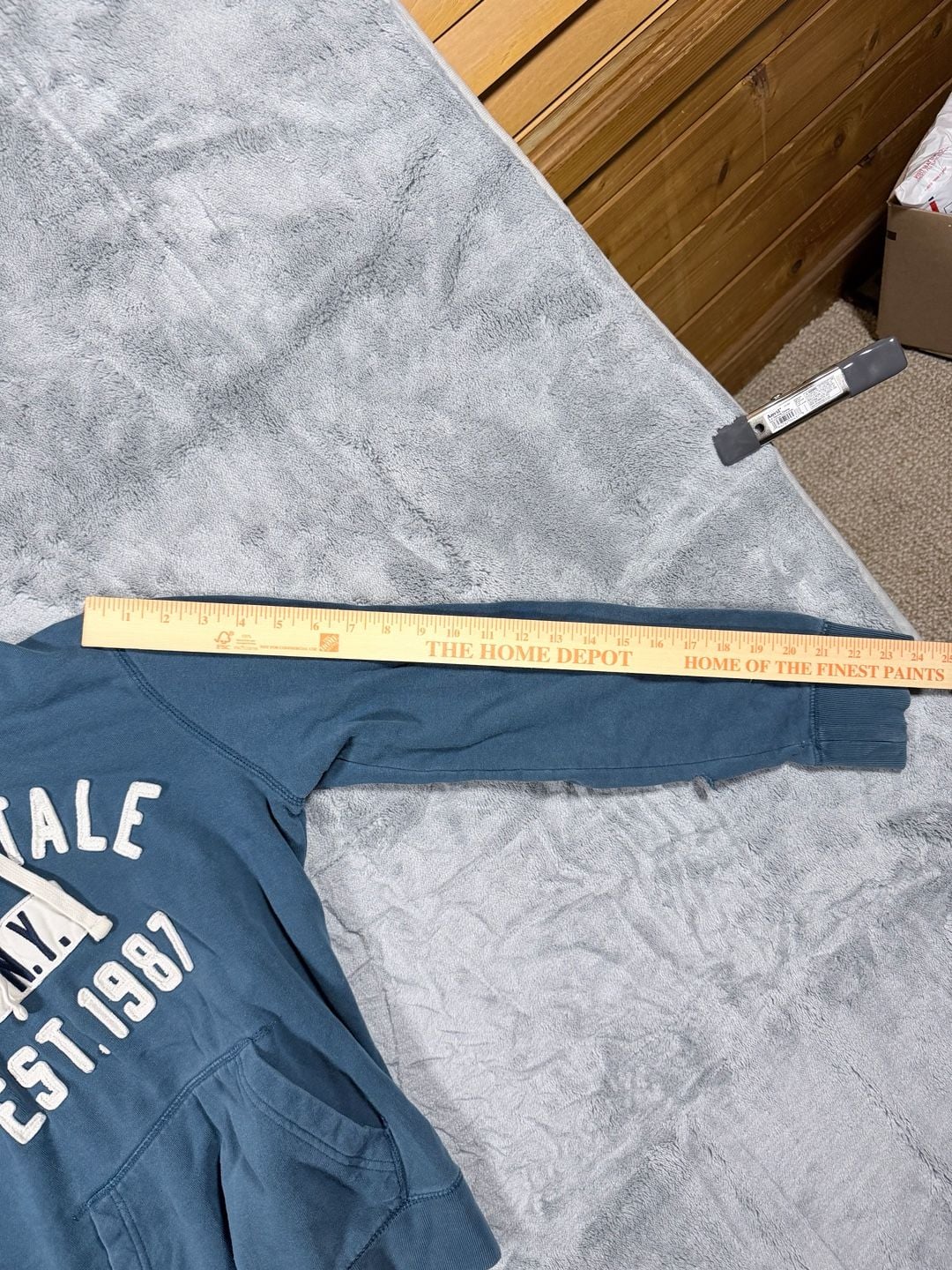 Aeropostale Hoodie Size S Blue N.Y. Est. 1987 Pullover Sweatshirt 6