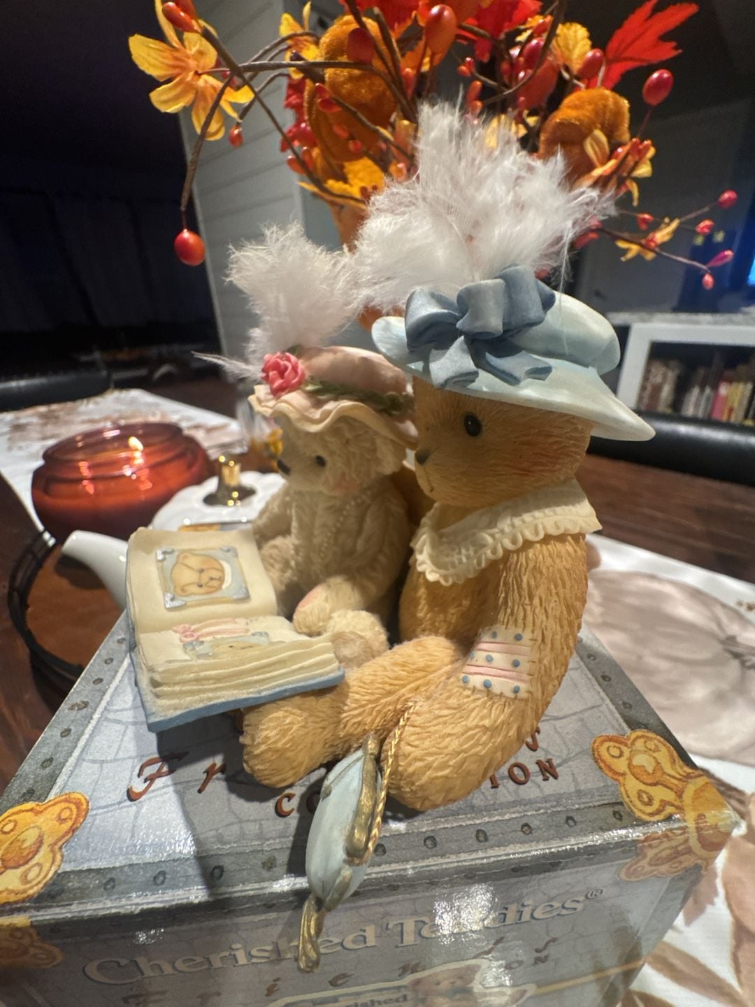 Cherished Teddies Tess And Friend Figurine With Box 1999 661953F 6