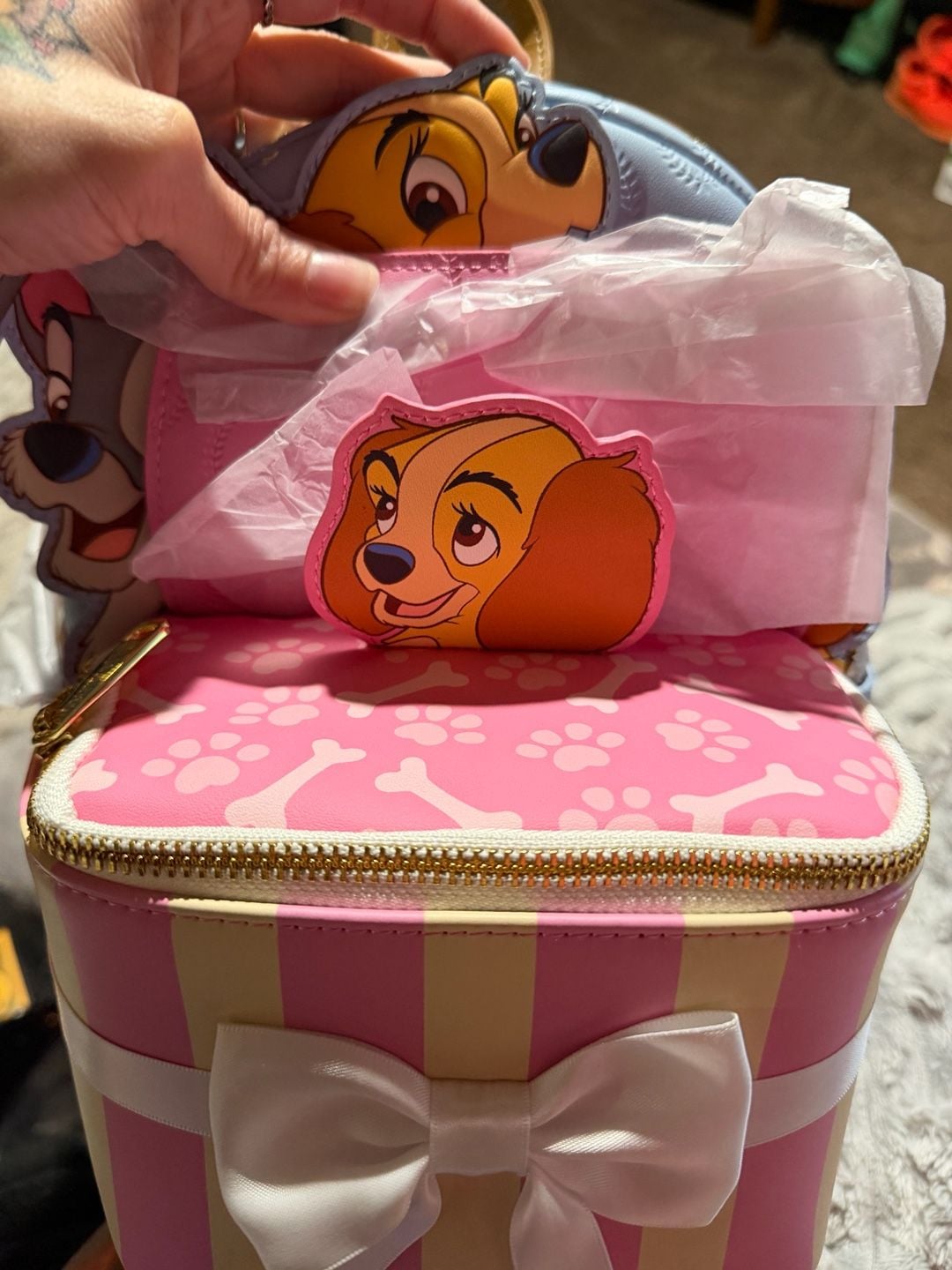 Loungefly Lady And The Tramp Pop-Up Mini Backpack 6