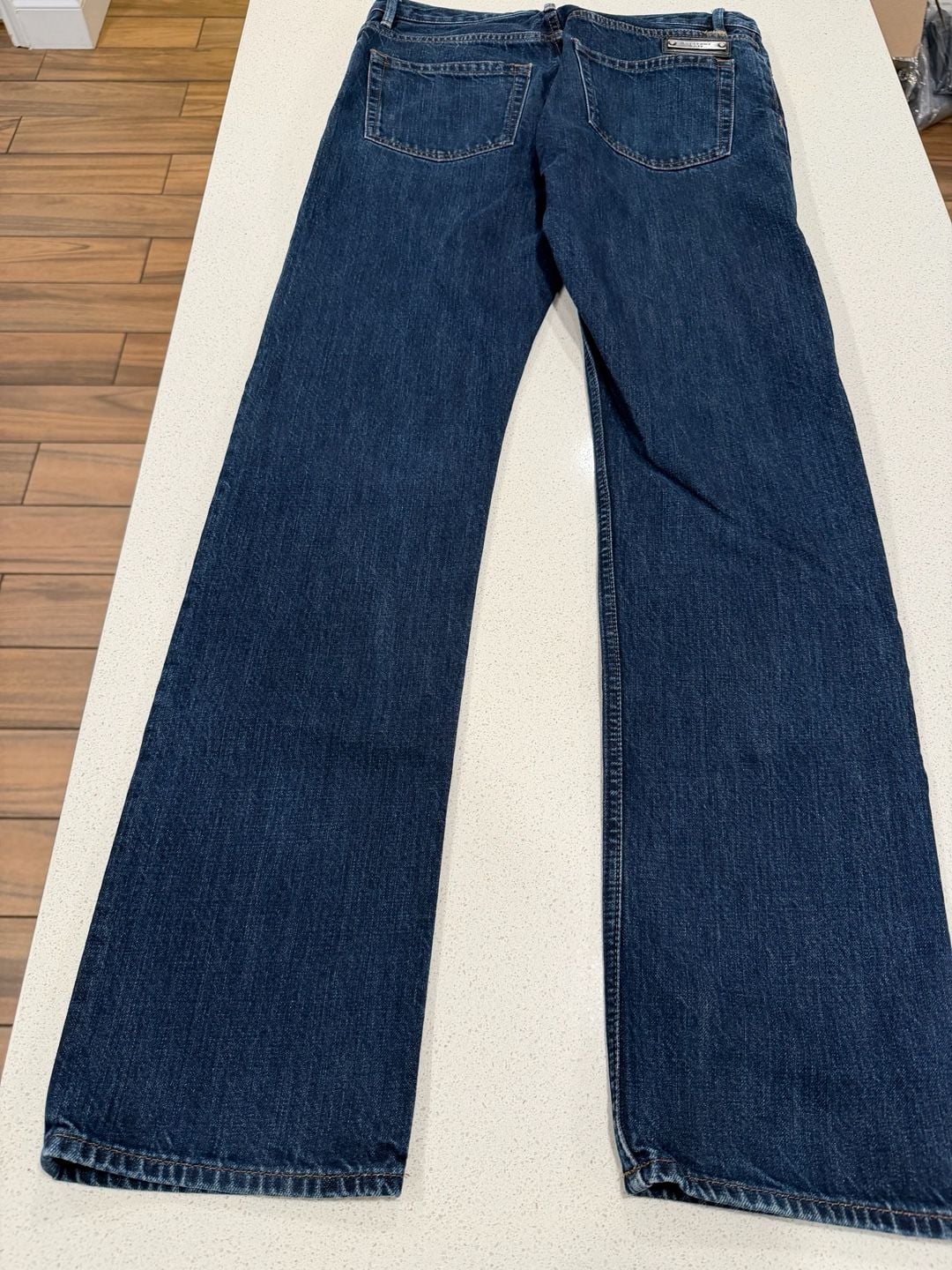 Burberry Brit Steadman Mens Jeans 30x32 Blue Denim Straight Leg Button Fly 3
