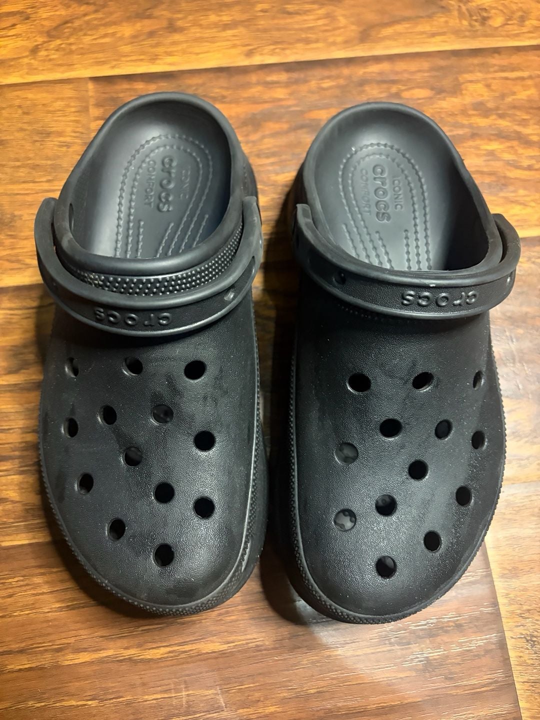 Crocs Crush Clog Platform Black Size W10 3