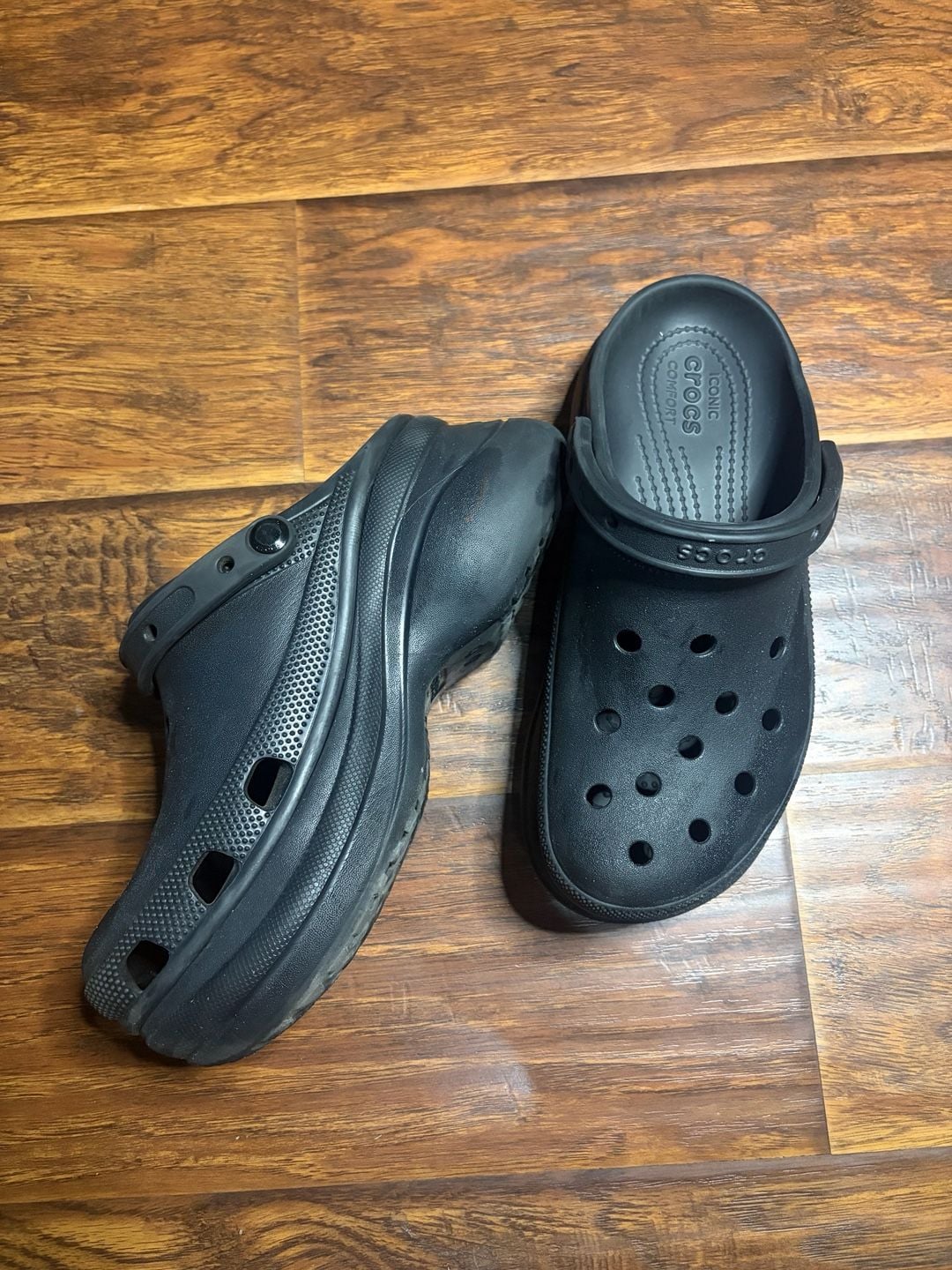 Crocs Crush Clog Platform Black Size W10 4