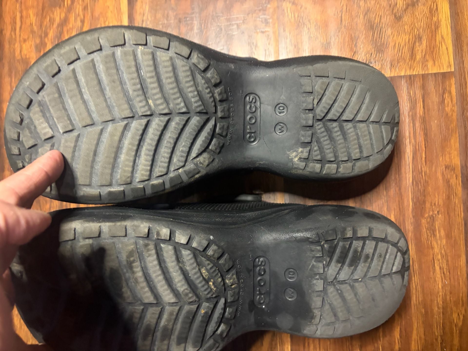 Crocs Crush Clog Platform Black Size W10 5