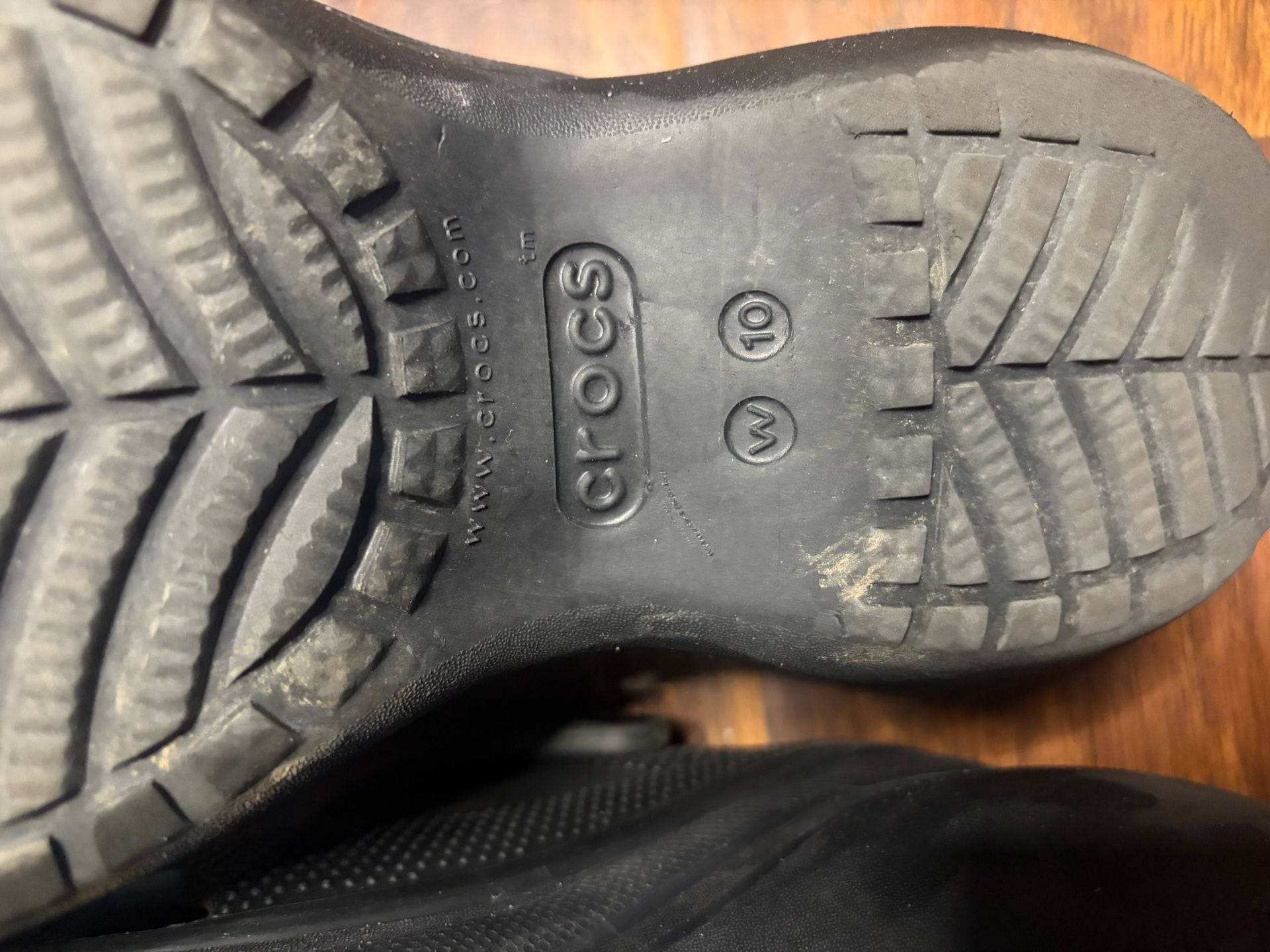 Crocs Crush Clog Platform Black Size W10 6