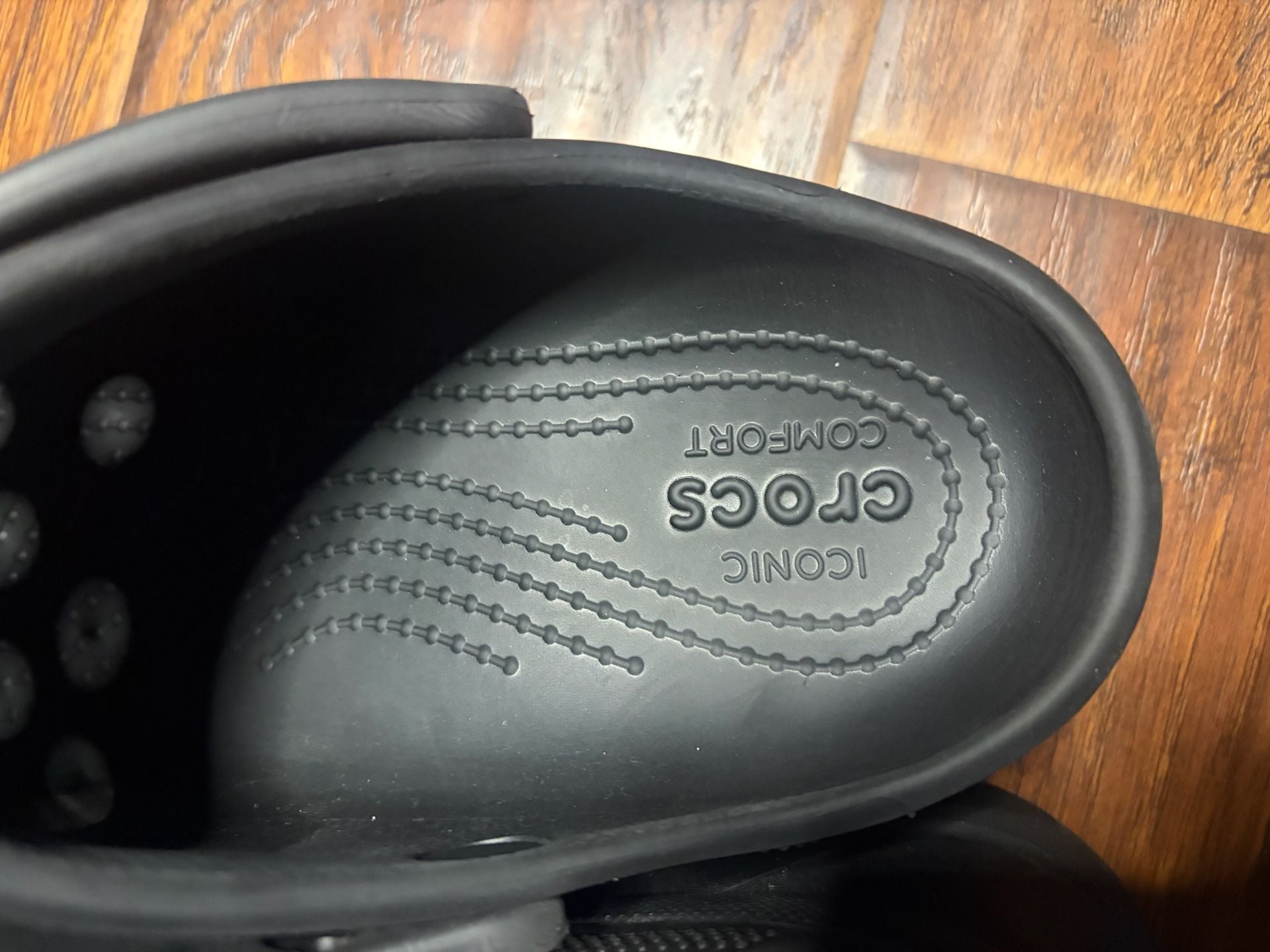 Crocs Crush Clog Platform Black Size W10 7