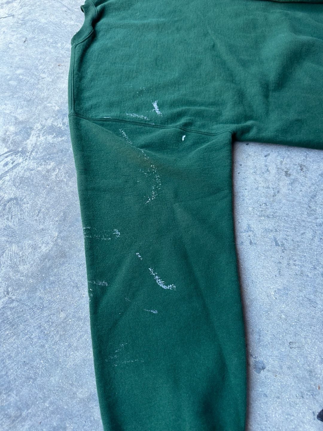 Jerzees Tropicana Super Sweats Sweatshirt Size L Green Distressed 7