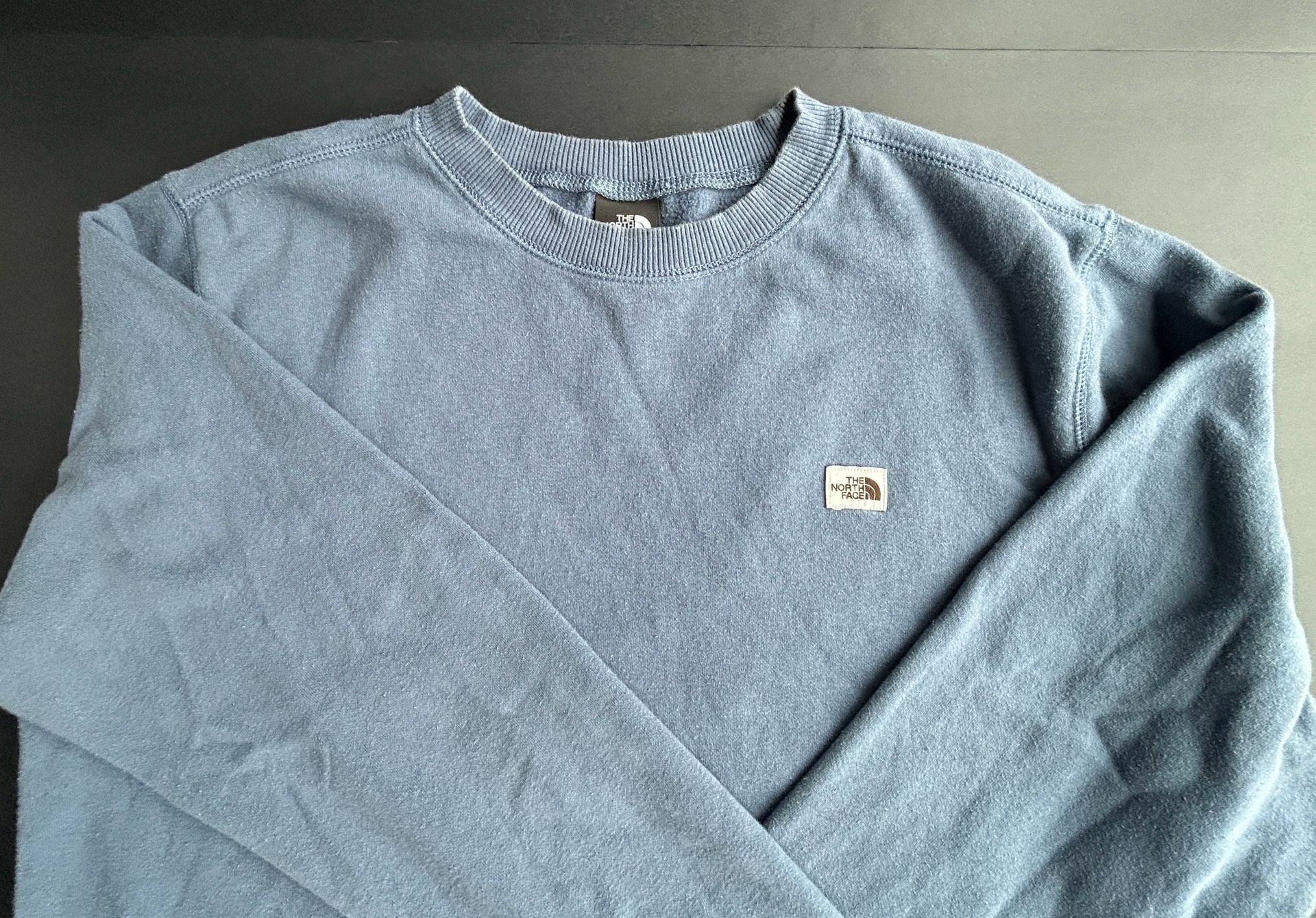 The North Face Sweatshirt Size L Blue Heritage Patch 7