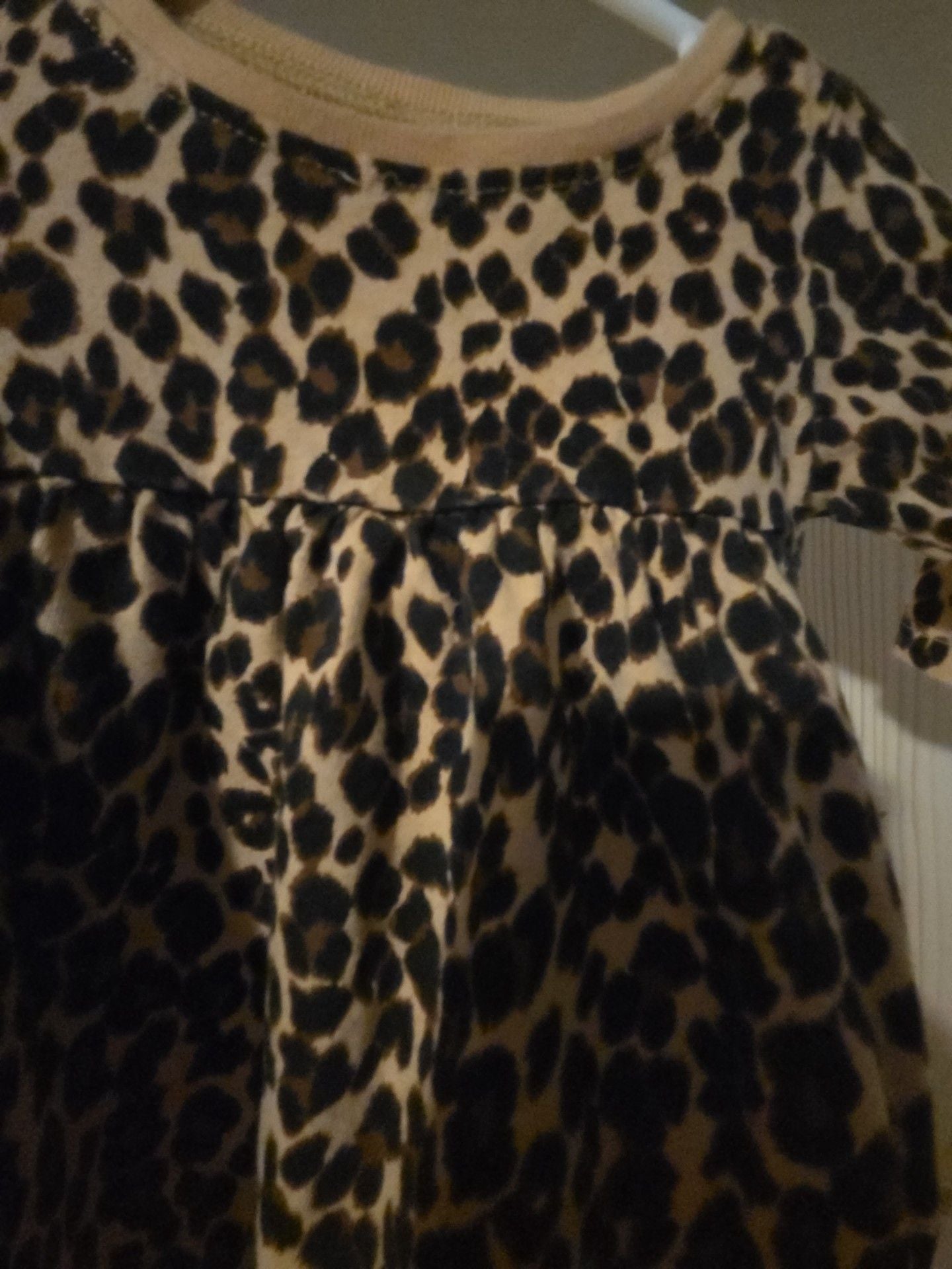 Old Navy Leopard Dress Size 0-3M 3