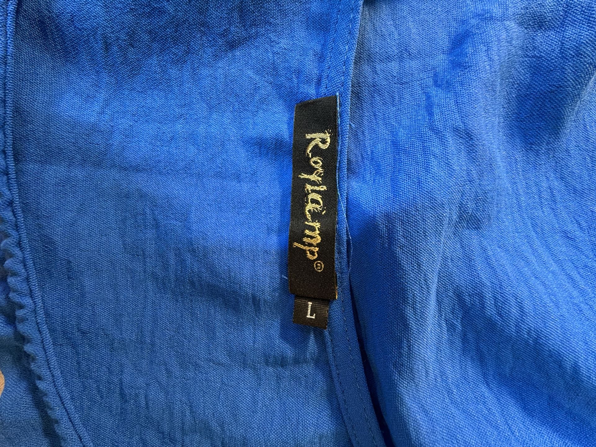Roylamp Two Piece Outfit Size L Blue Tank And Pants 5