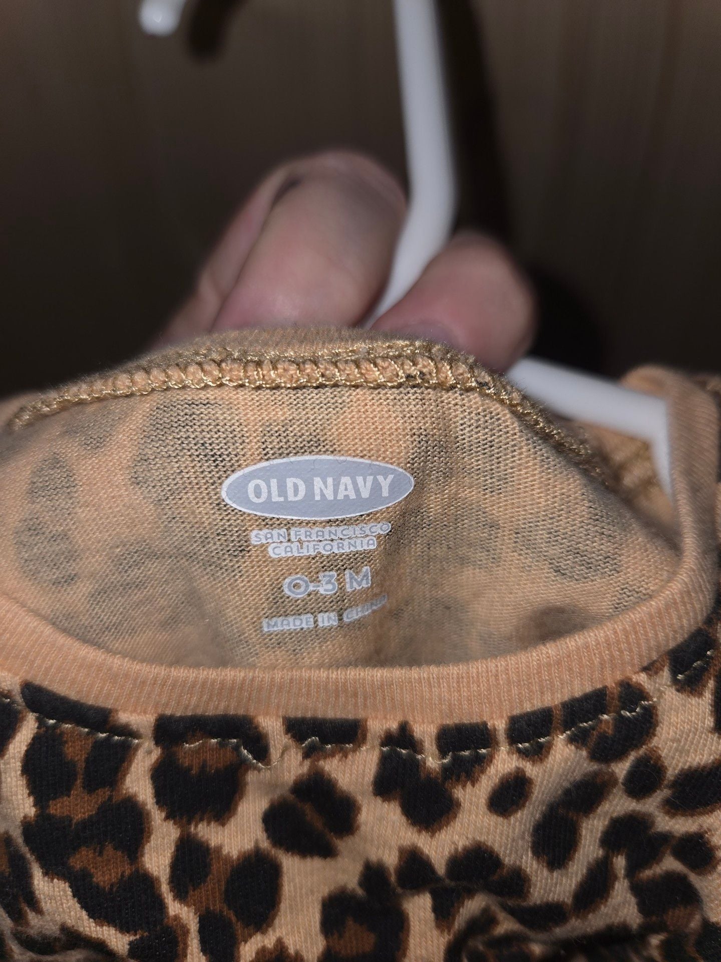 Old Navy Leopard Dress Size 0-3M 5