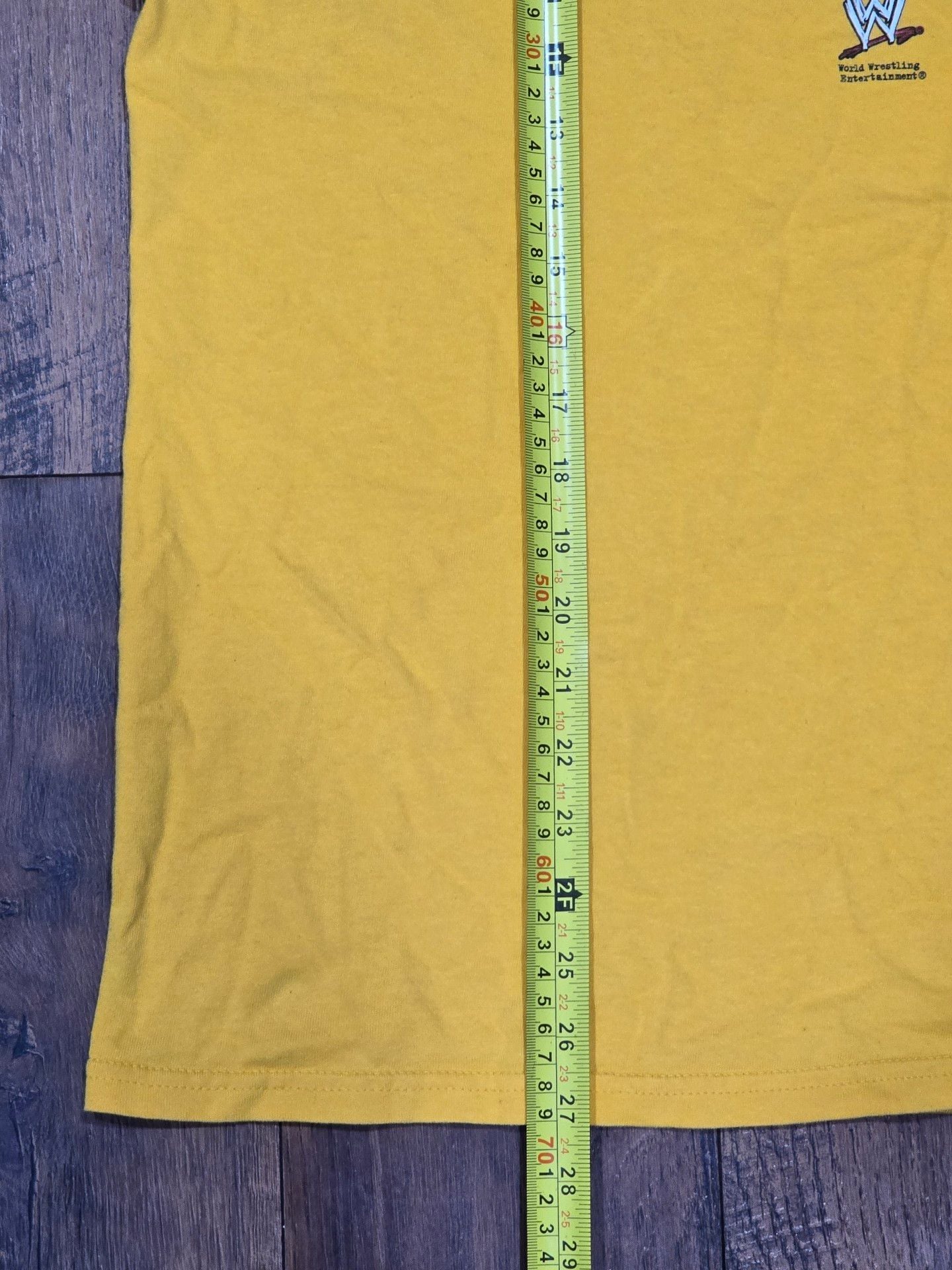 Steve & Barry's Carlito WWE T-Shirt Size L Yellow Graphic Tee 5