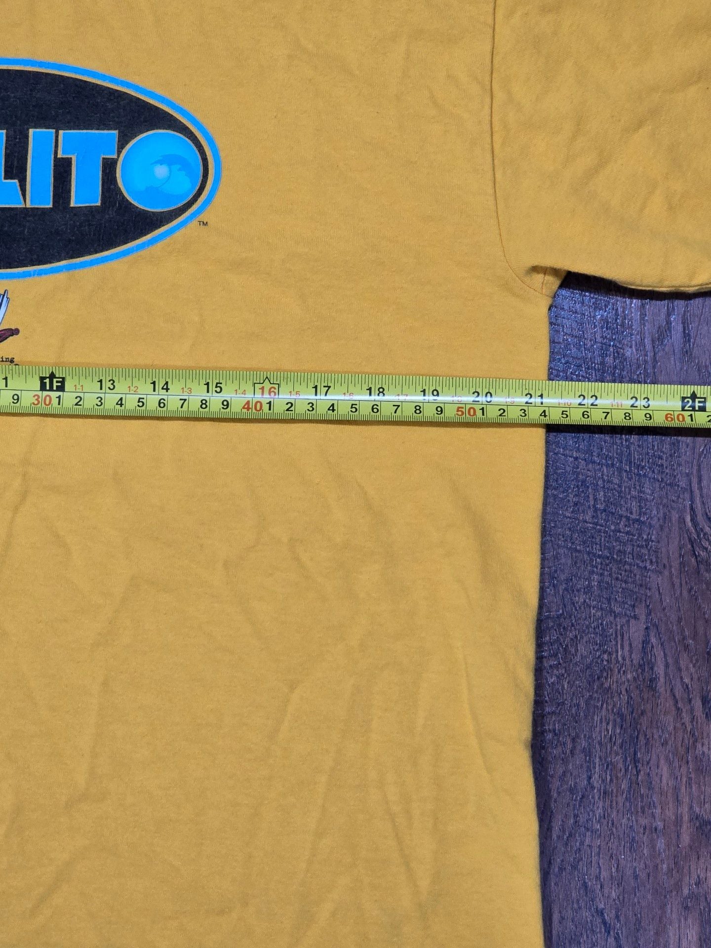 Steve & Barry's Carlito WWE T-Shirt Size L Yellow Graphic Tee 6