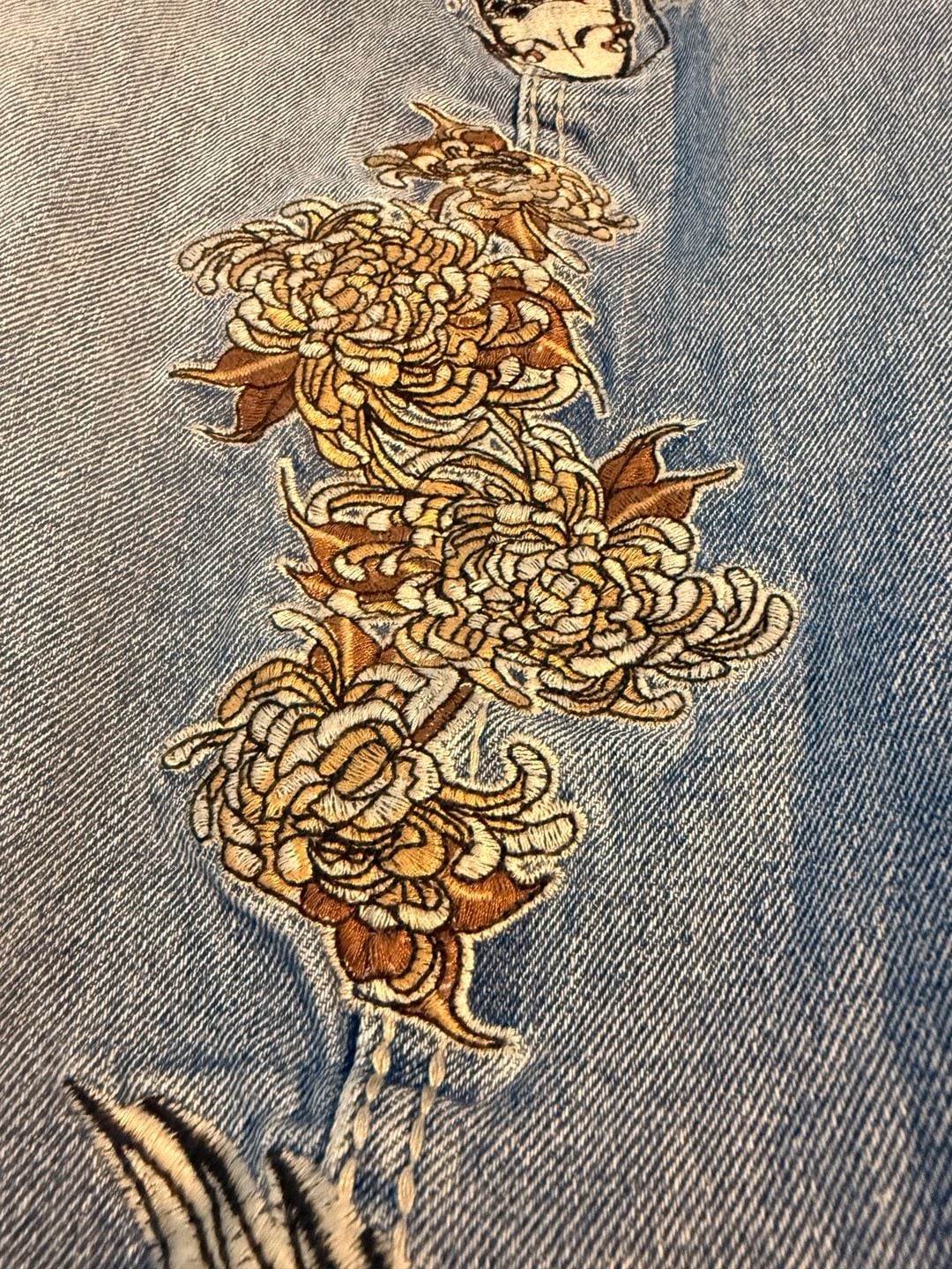 Ninth Hall Jeans Size 6 Light Wash Embroidered Y2K 9