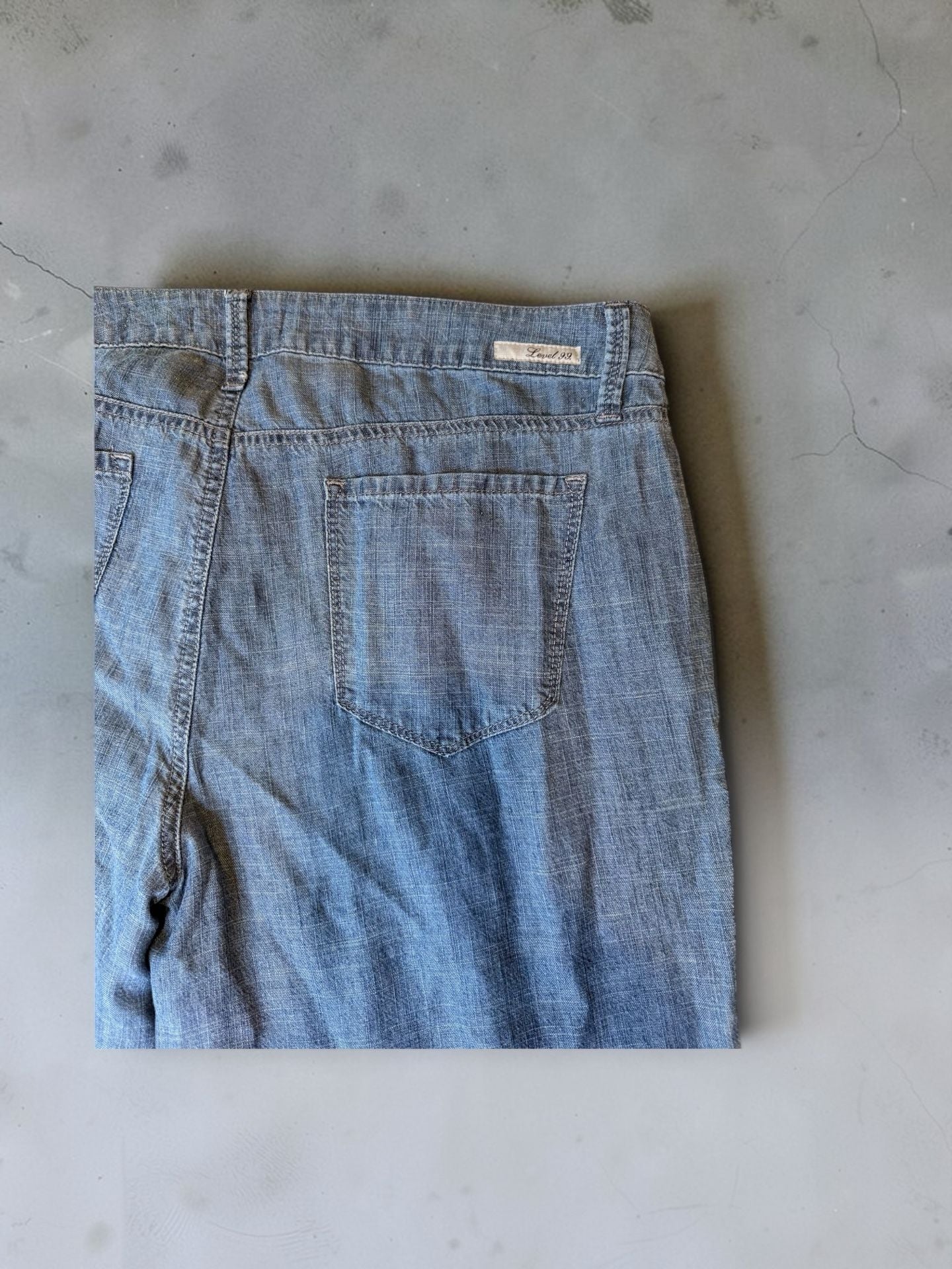 Level 99 Newport Wide Leg Pants Size 32 8