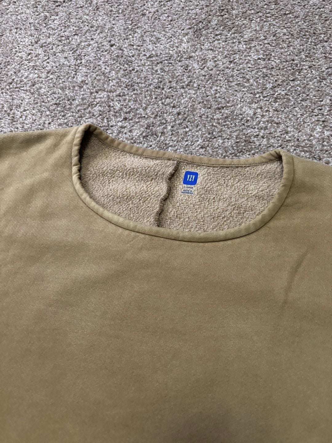 Modern Yeezy Gap Super Wide Baggy Y2K Cropped Fitting High Quality Crewneck 5