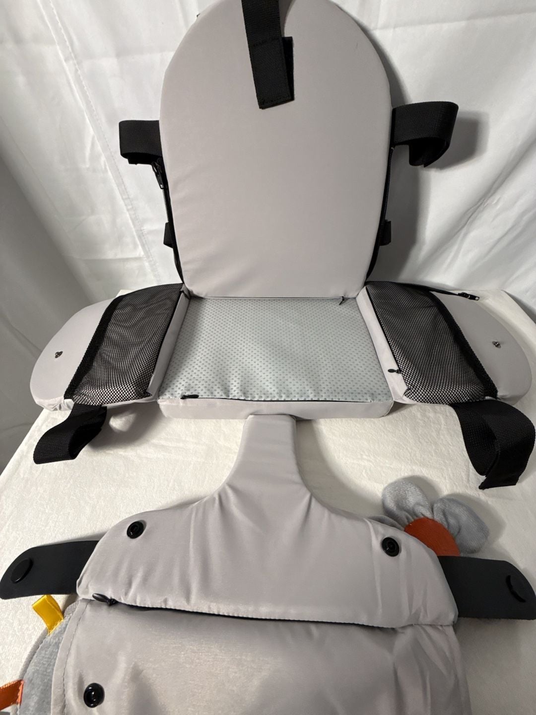BALAPET Shopping Cart Cover for Baby Grey Padded High Chair Cover 4