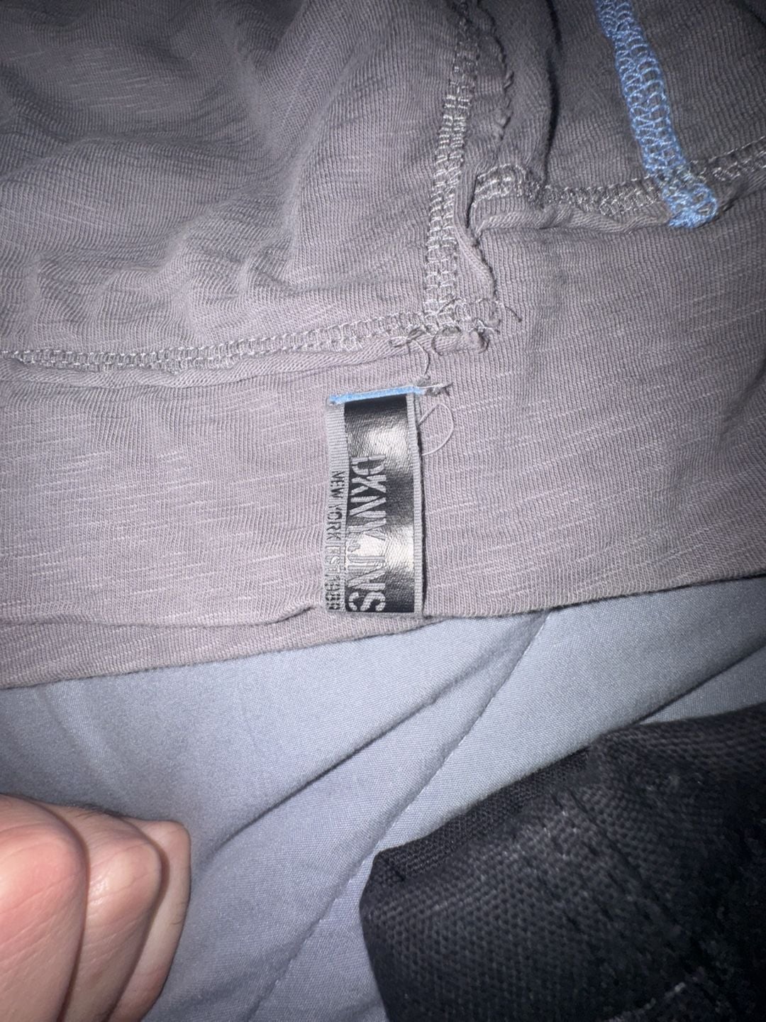 DKNY Jeans Zip Hoodie Size XL Gray Graphic Type-Ltd 4
