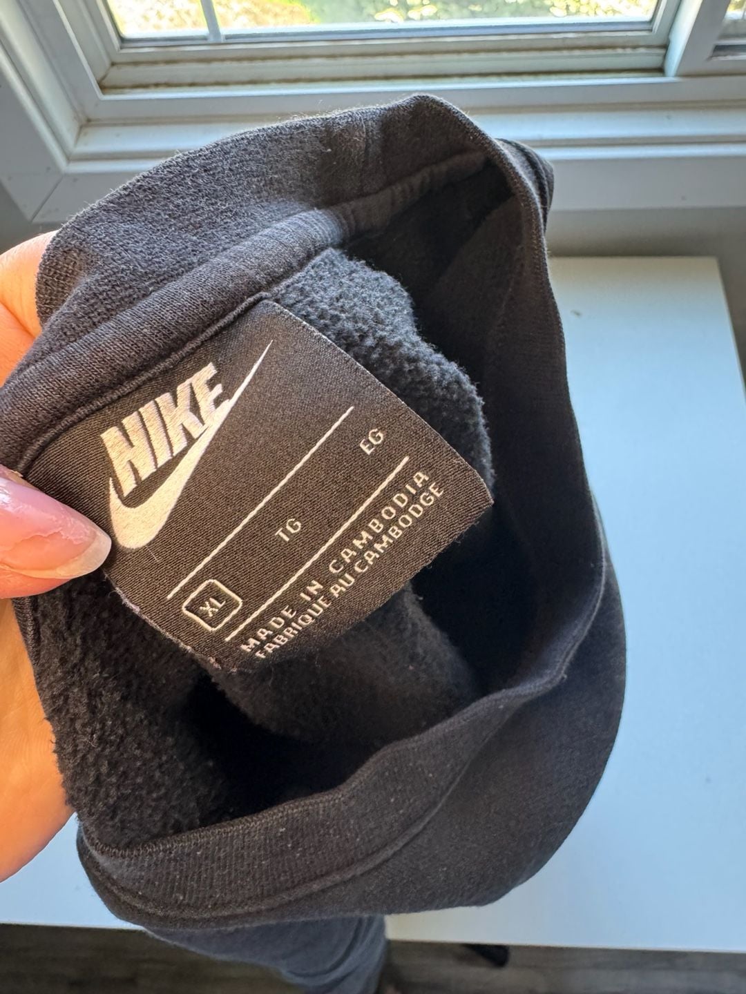 Nike CZ9966-010 Sweatshirt Size XL Black Crewneck 4