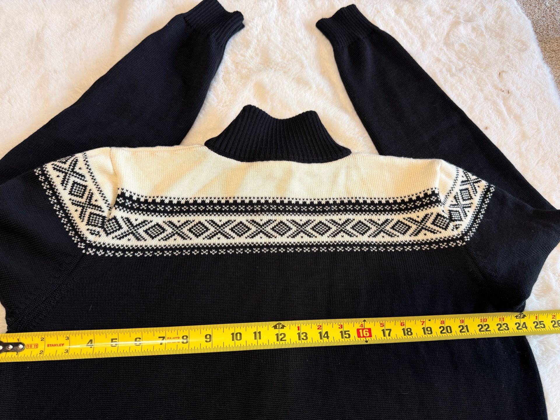 Dale of Norway Cortina Sweater Jacket Size XL Black Merino Wool Full Zip 7