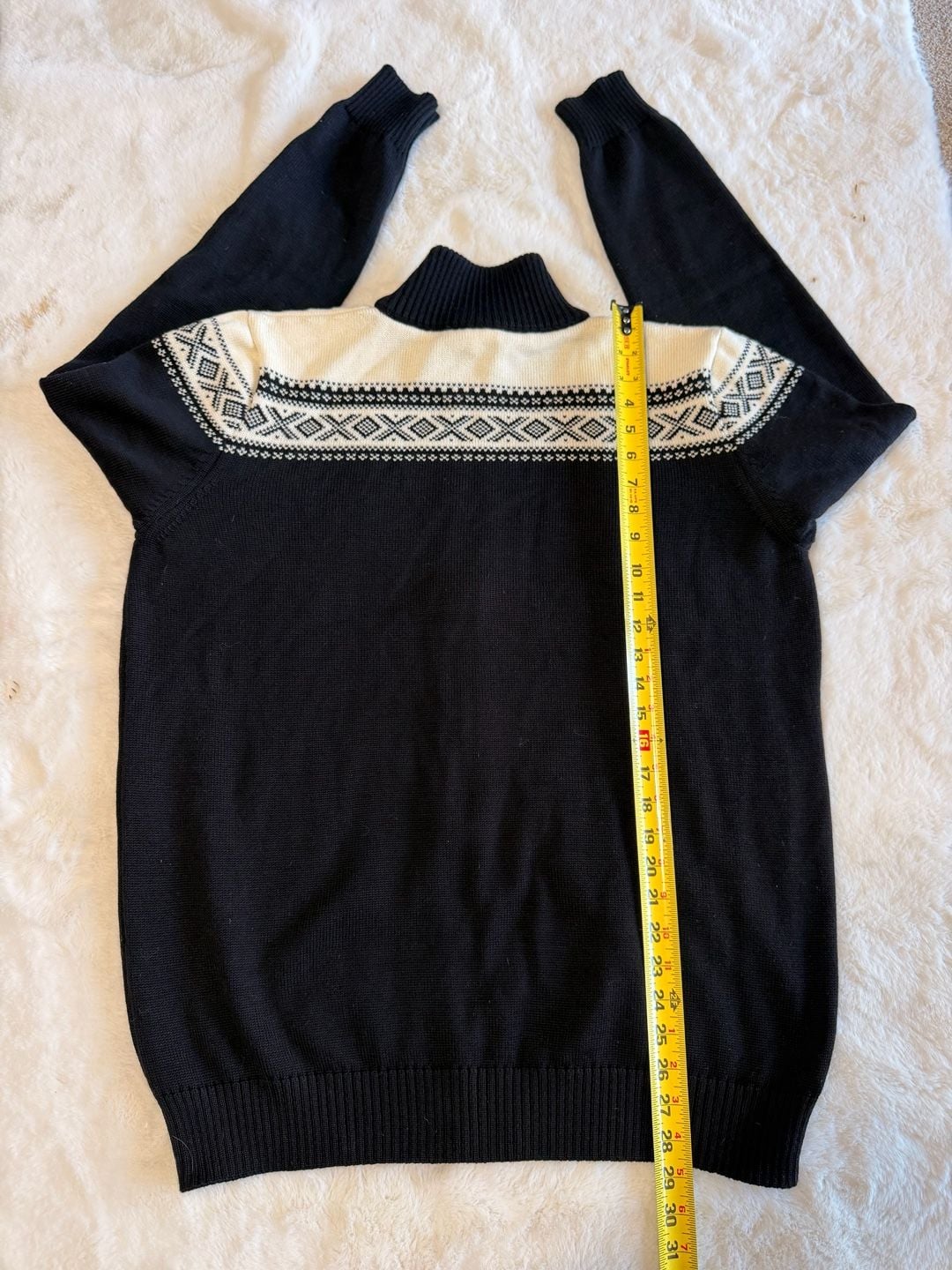 Dale of Norway Cortina Sweater Jacket Size XL Black Merino Wool Full Zip 8