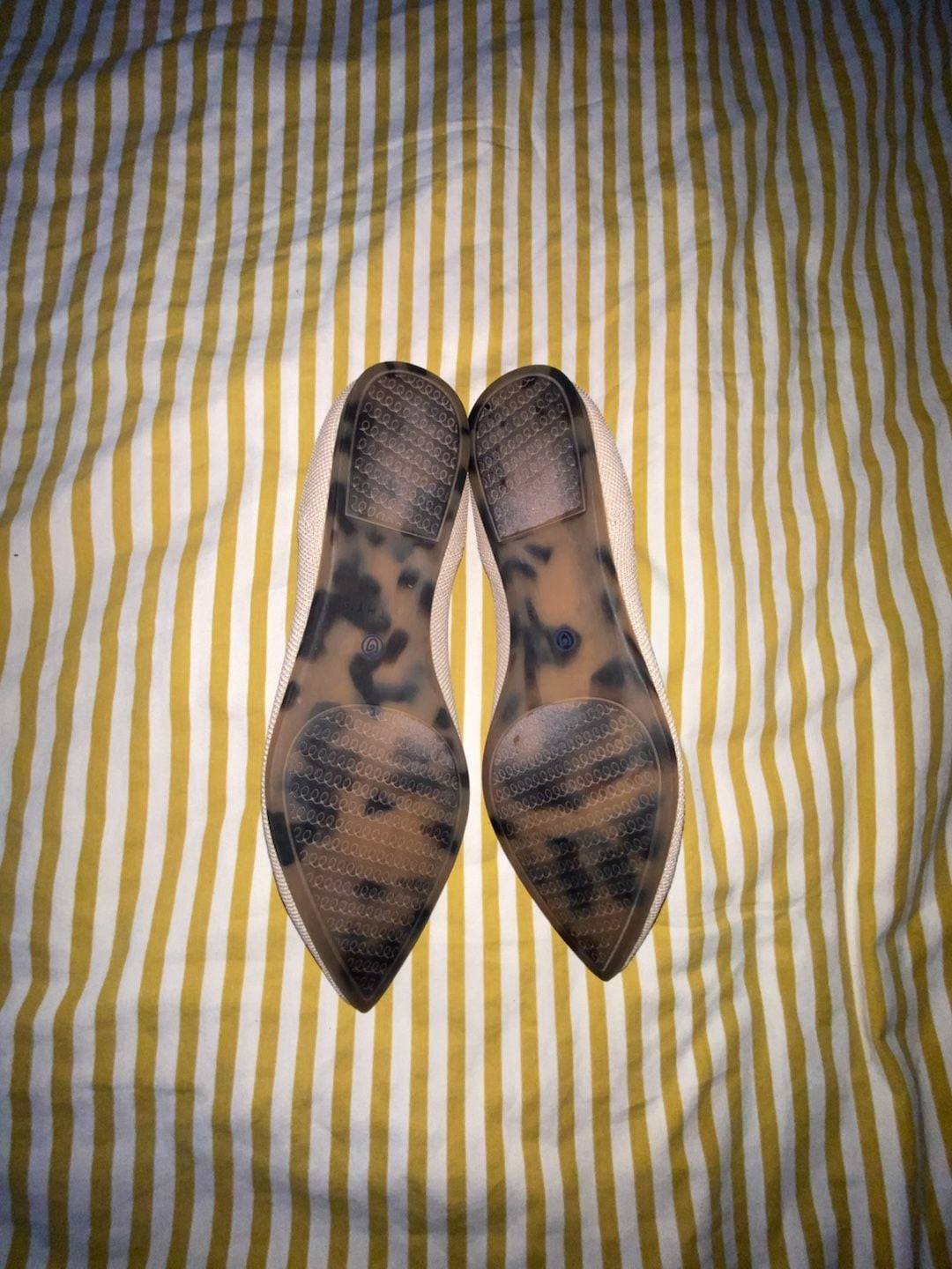 Rothy's The Point Flat Size 9 Beige 4