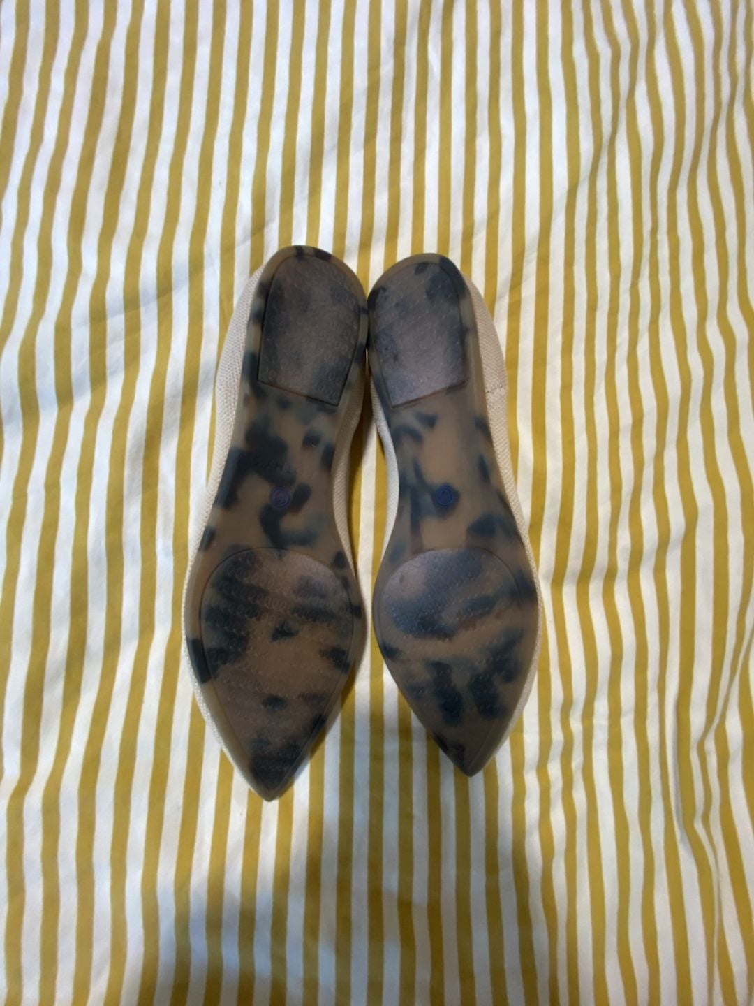 Rothy's The Point Flat Size 9 Beige 5