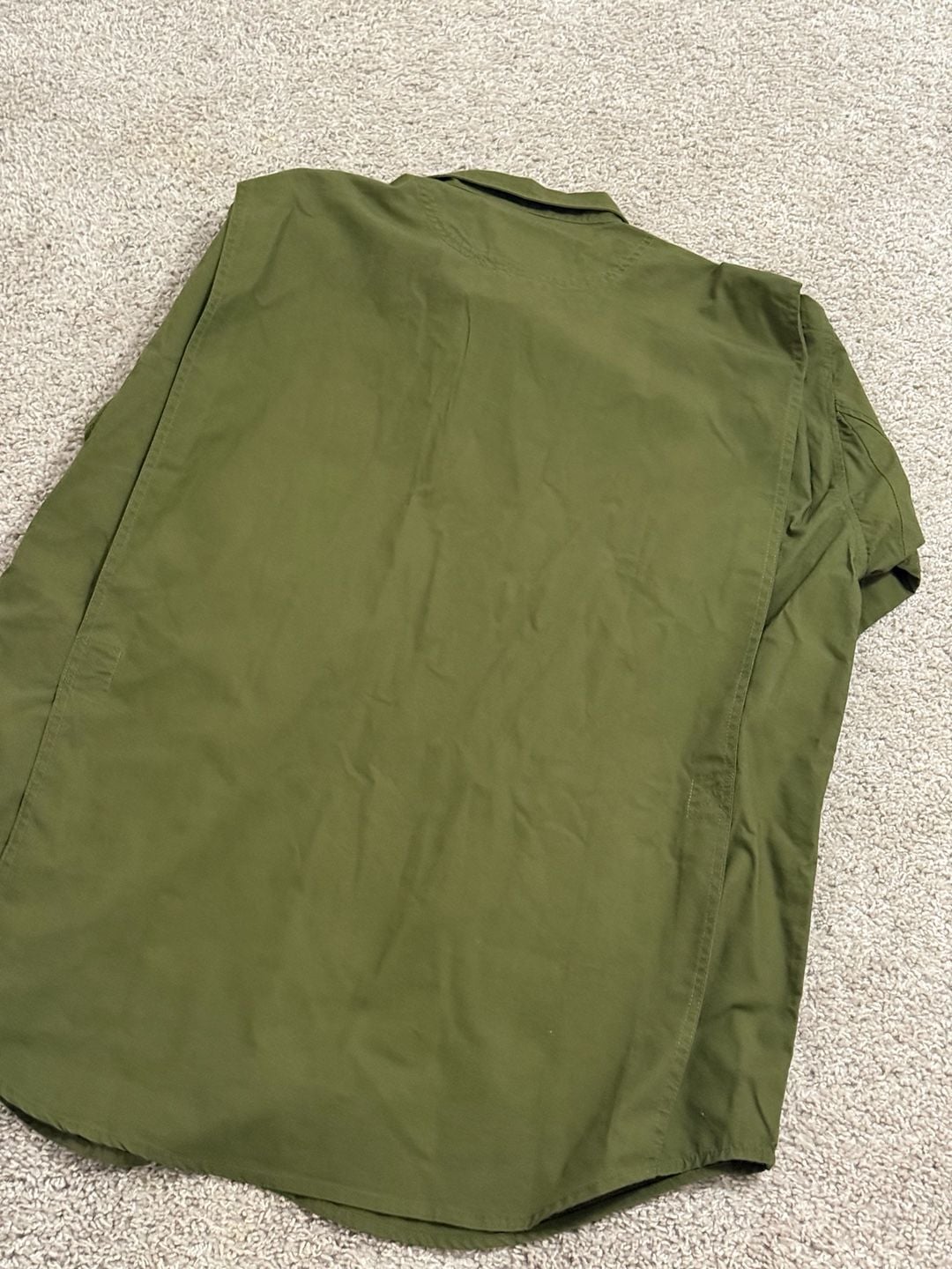 Beretta Hunting Shirt XL Olive Green Brown Shooting Patch Long Sleeve 9
