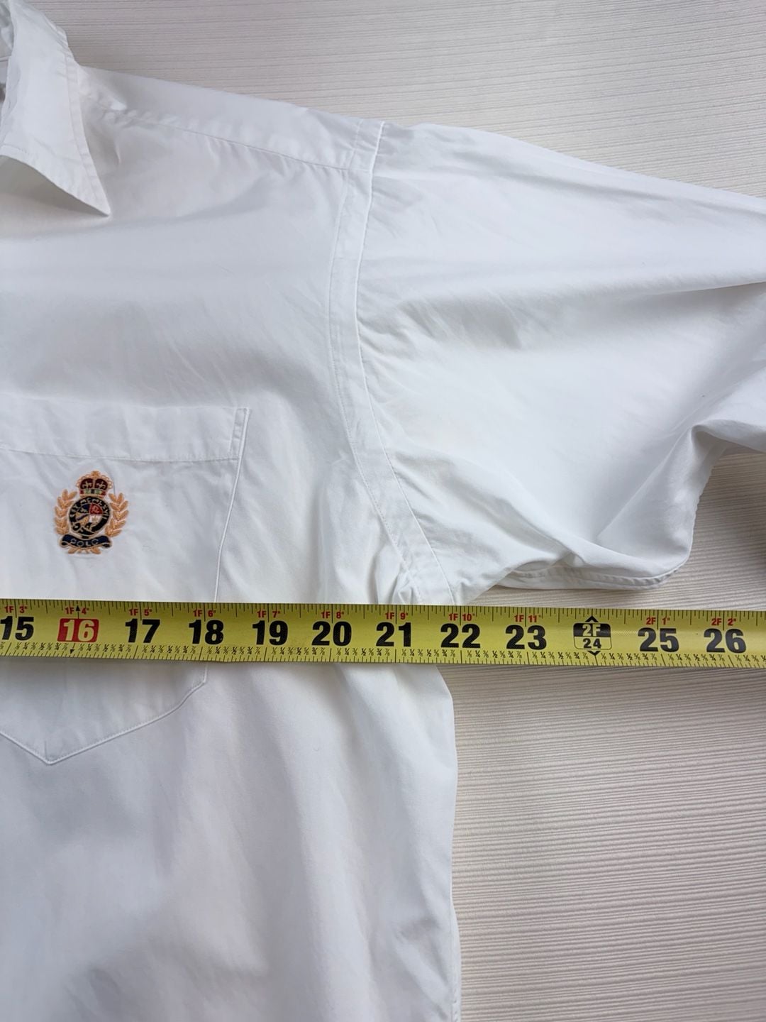 Polo By Ralph Lauren Long Sleeve Button-Down Shirt Size M Crest White 7