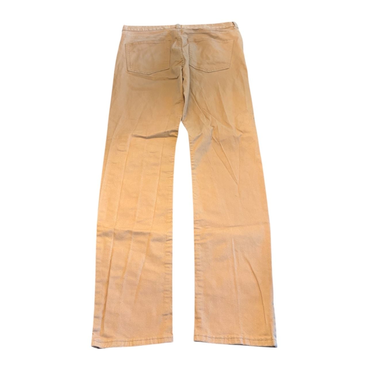 H&M Straight Leg Jeans Khaki Beige 4