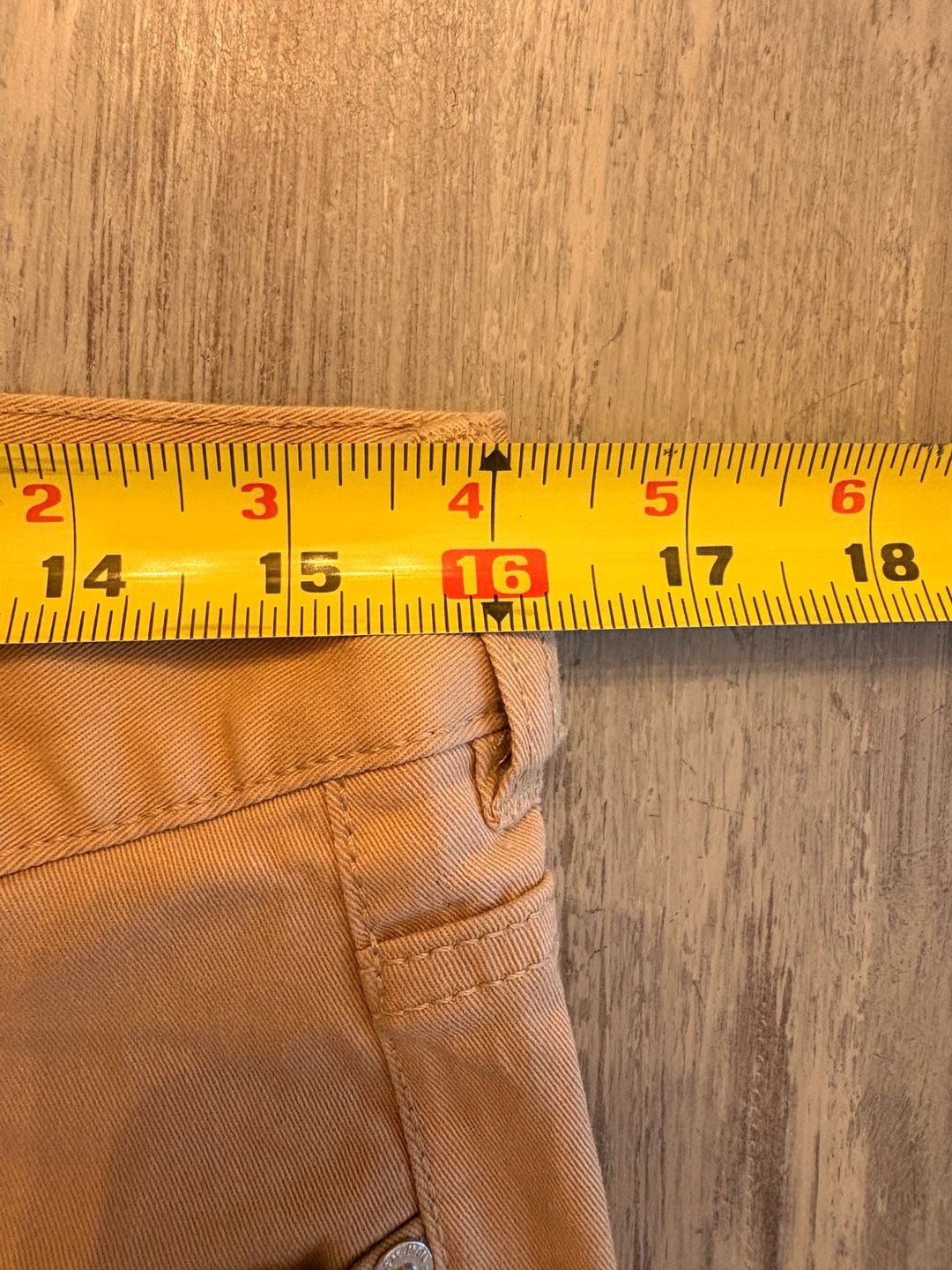 H&M Straight Leg Jeans Khaki Beige 5