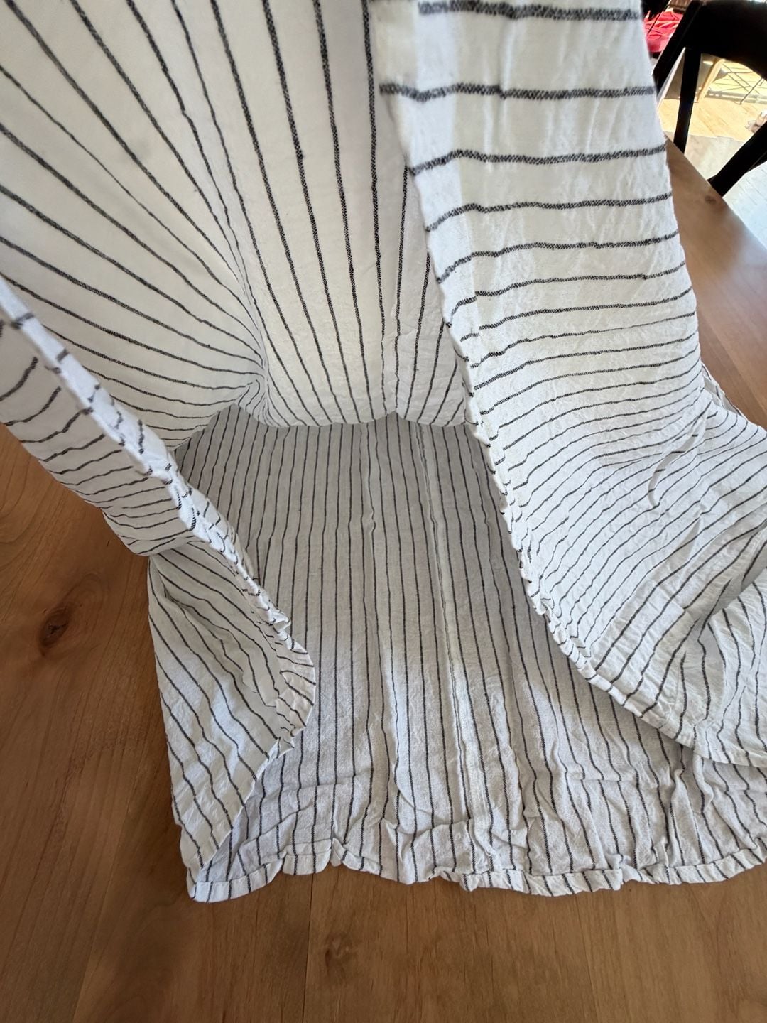 Joe Fresh Striped Cami Dress Size M Off White Black 7
