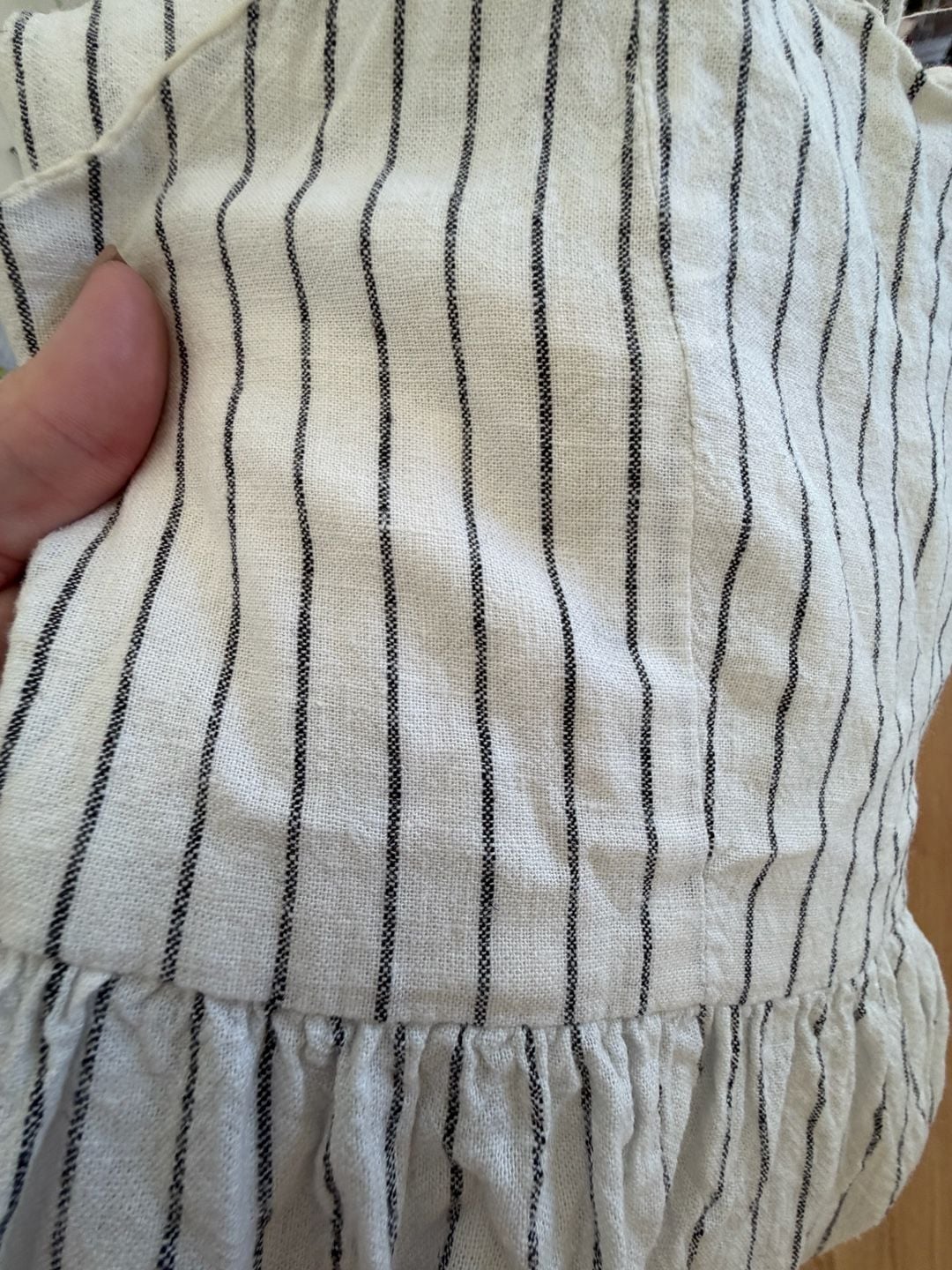 Joe Fresh Striped Cami Dress Size M Off White Black 13