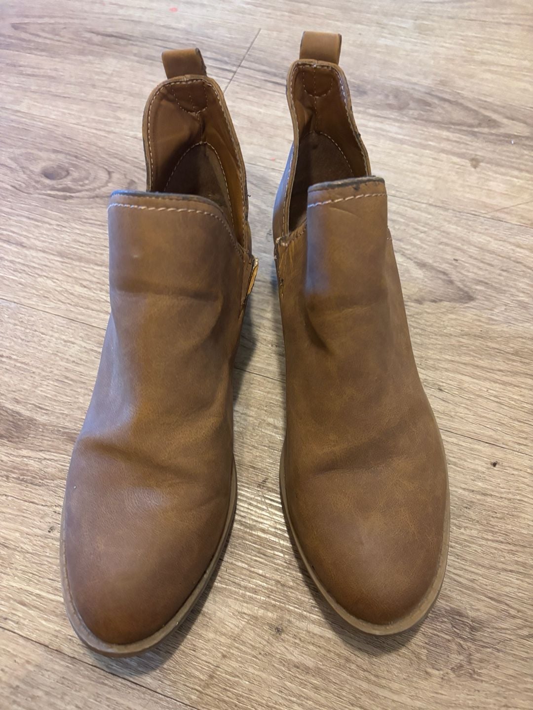 Universal Thread Brown Ankle Booties 2