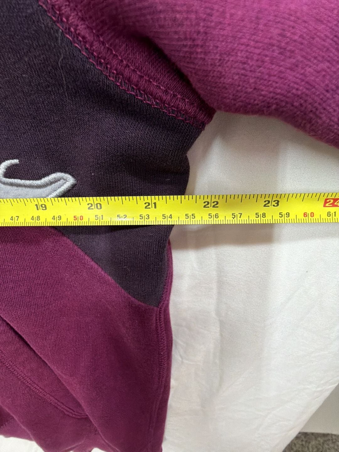 Jordan Jumpman Hoodie Size M Burgundy Oversized 5