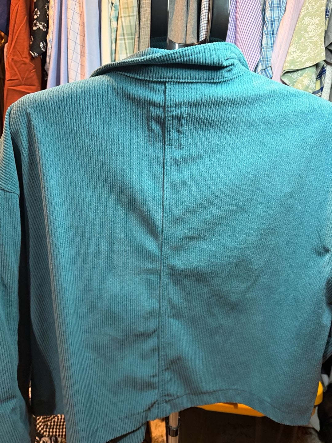 Avec Les Filles Corduroy Jacket Teal 4