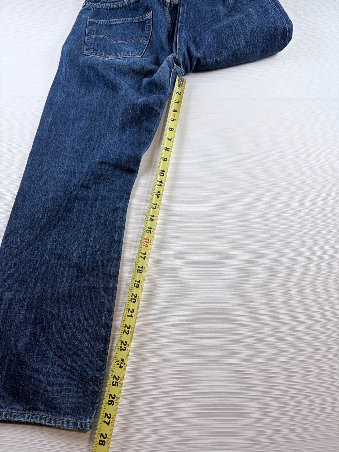 Levi's 501 Original Fit Jeans Size 34x30 Blue Denim Button Fly Straight 7