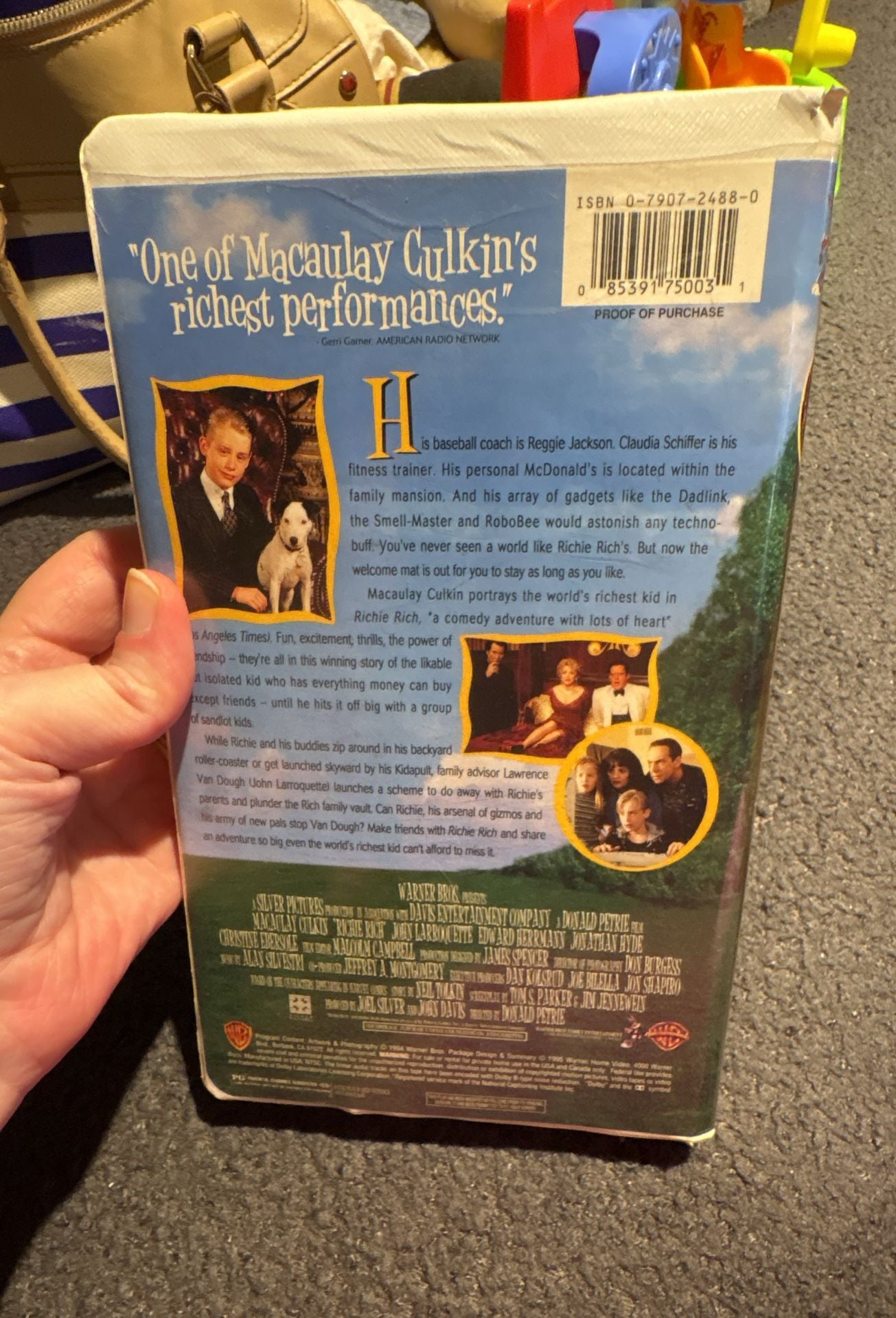 Richie Rich VHS Tape 1995 2