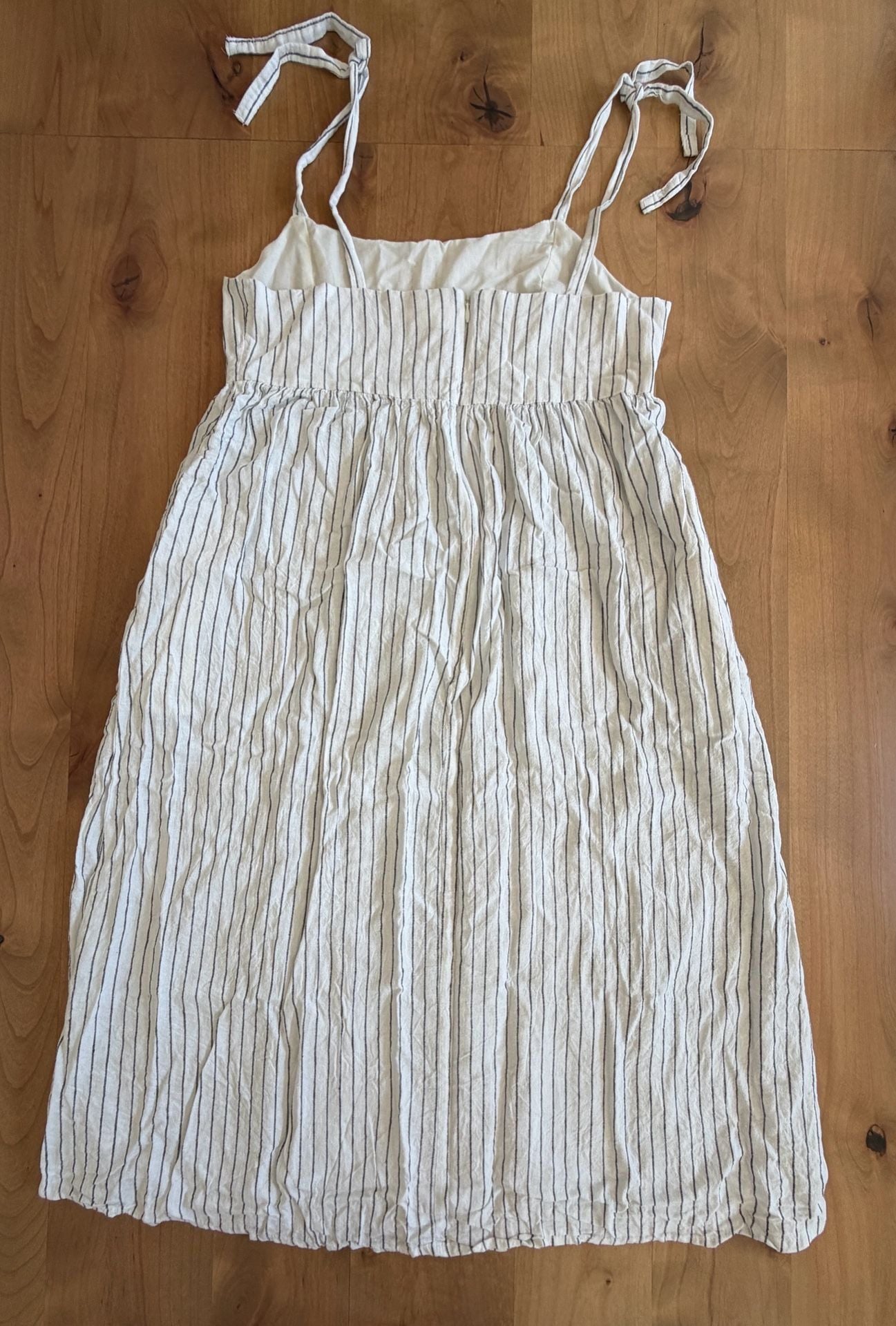 Joe Fresh Striped Cami Dress Size M Off White Black 5