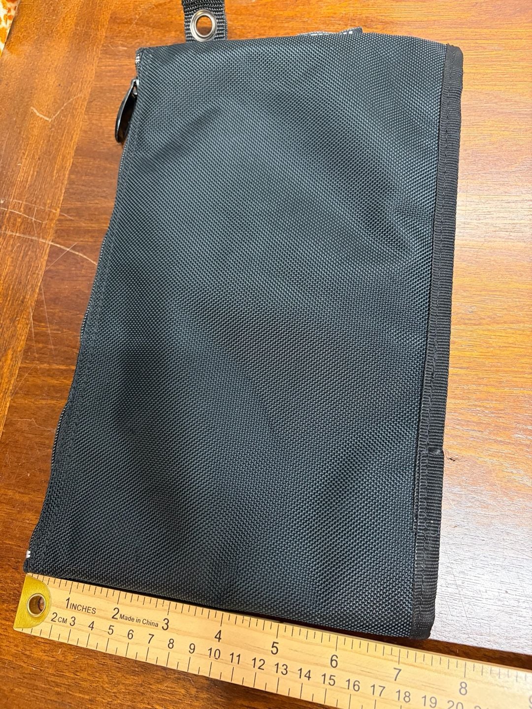 Husky 12 In Document Bag Black Tool Pouch With ID Window 4