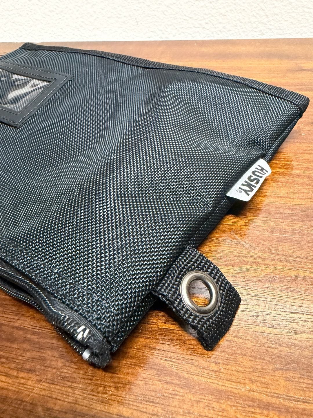 Husky 12 In Document Bag Black Tool Pouch With ID Window 5