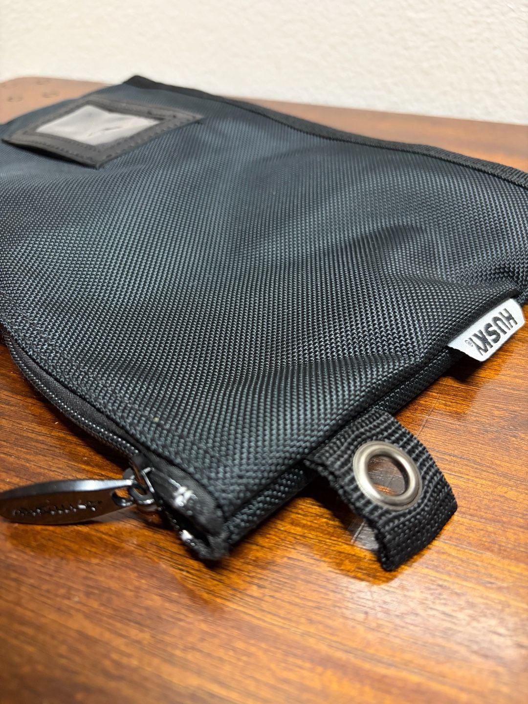 Husky 12 In Document Bag Black Tool Pouch With ID Window 7