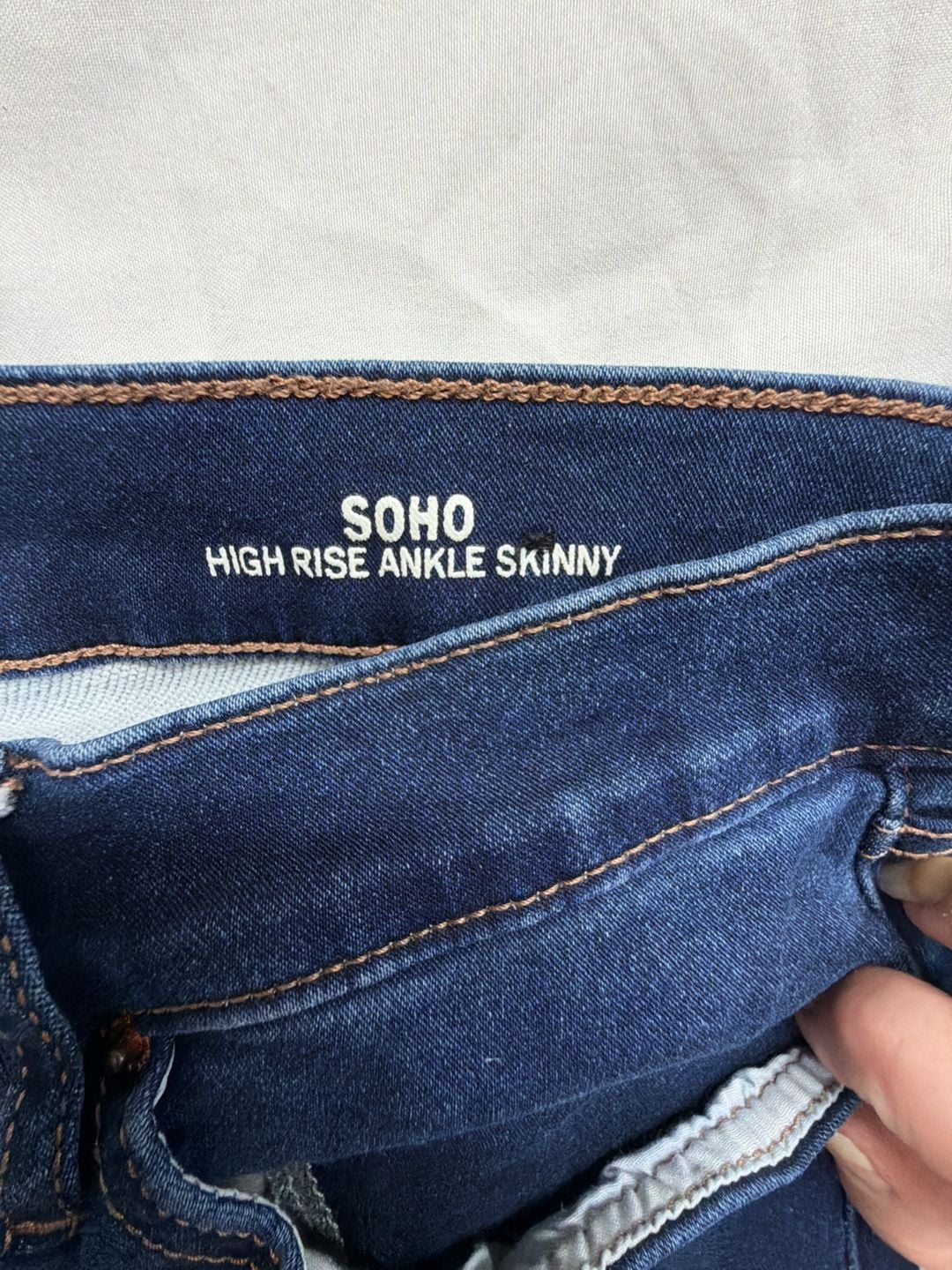 Nicole Miller New York Soho High Rise Ankle Skinny Jeans Size 12 4