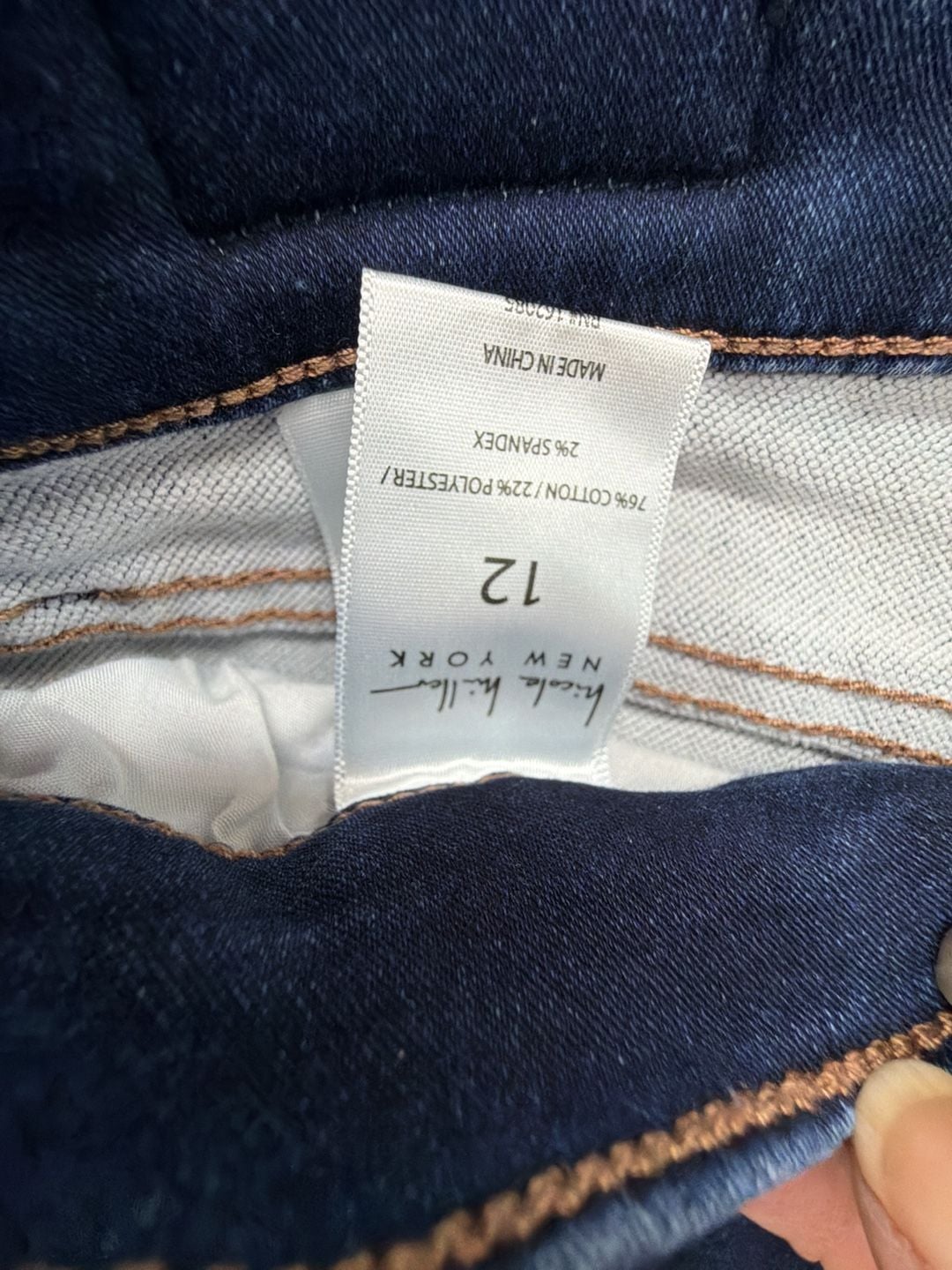 Nicole Miller New York Soho High Rise Ankle Skinny Jeans Size 12 5